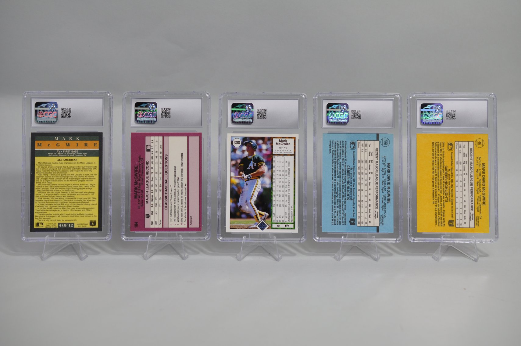 Mark McGwire Graded Cards