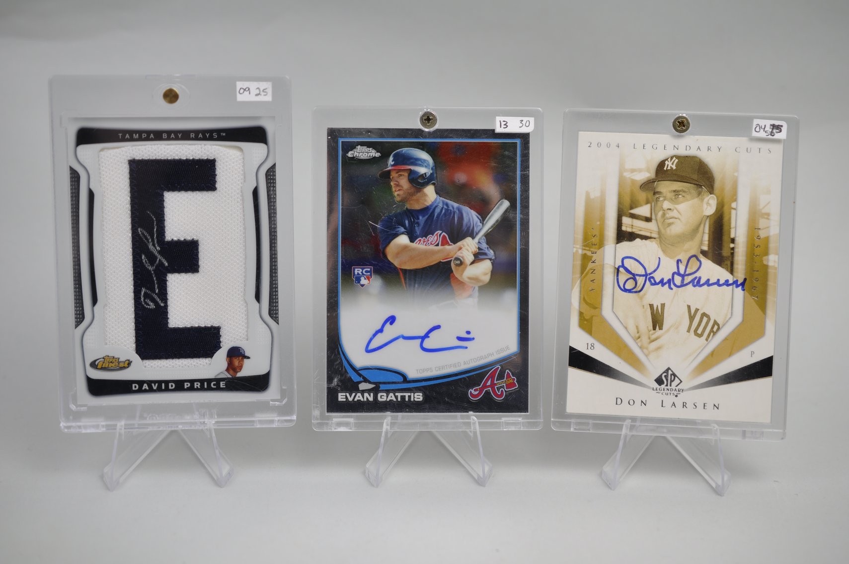 Signed Auto and Patch Cards
