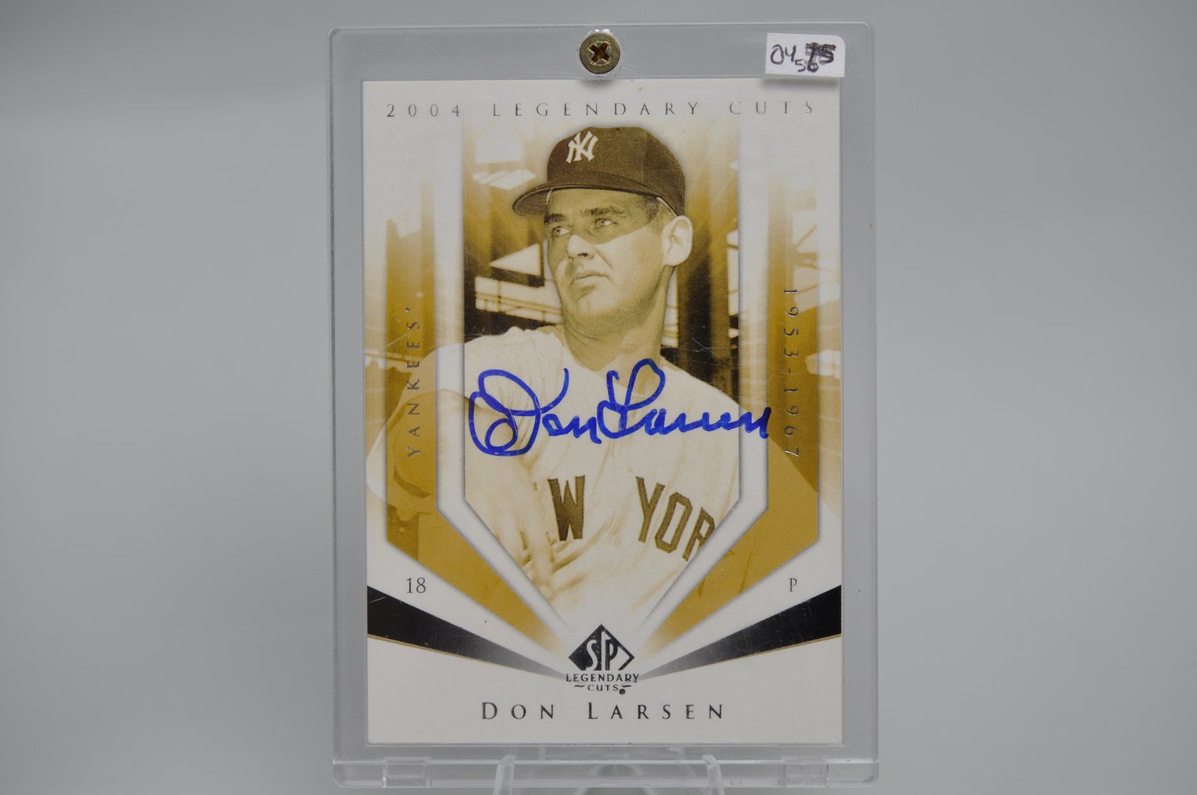 Signed Auto and Patch Cards