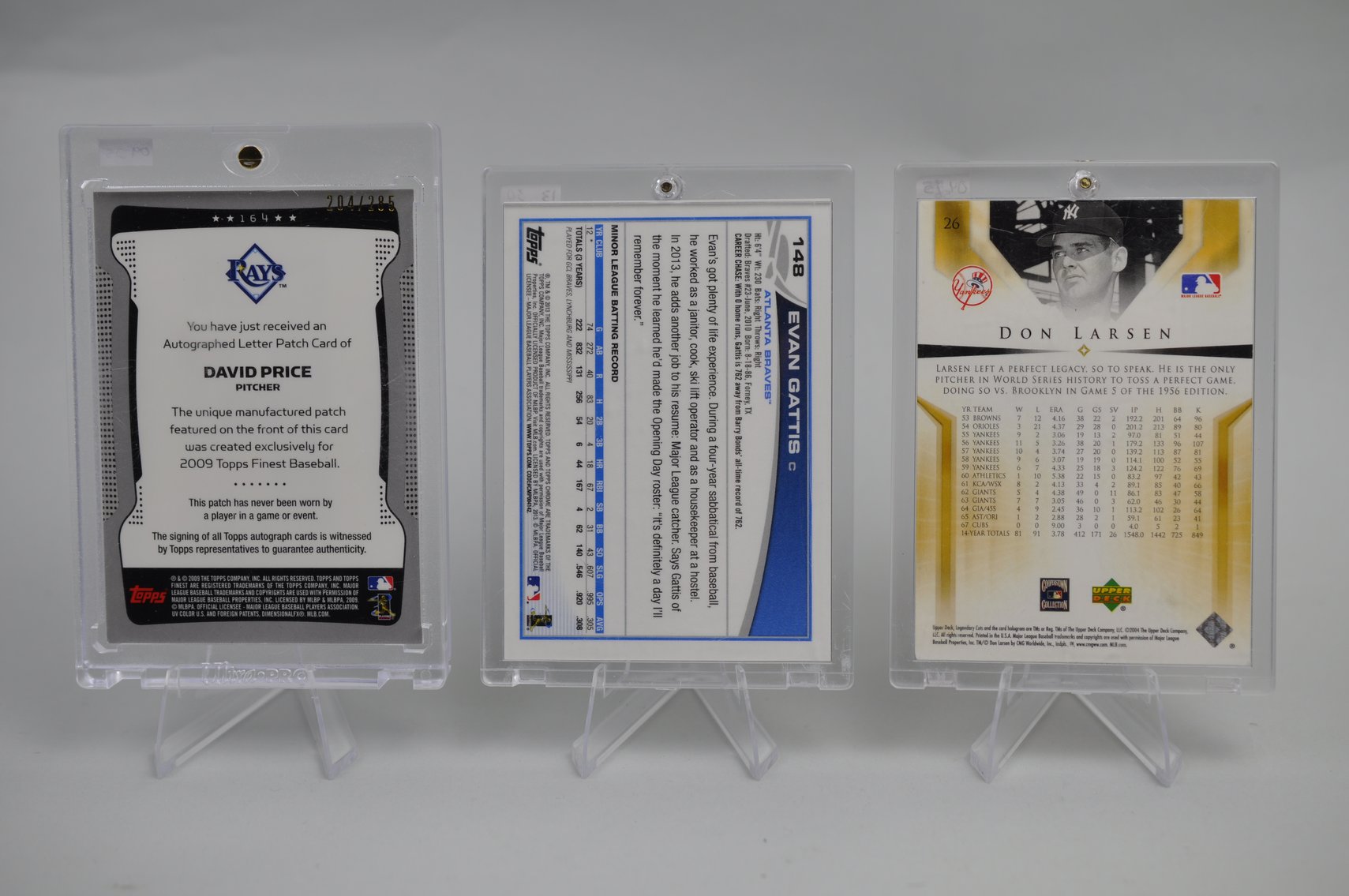 Signed Auto and Patch Cards