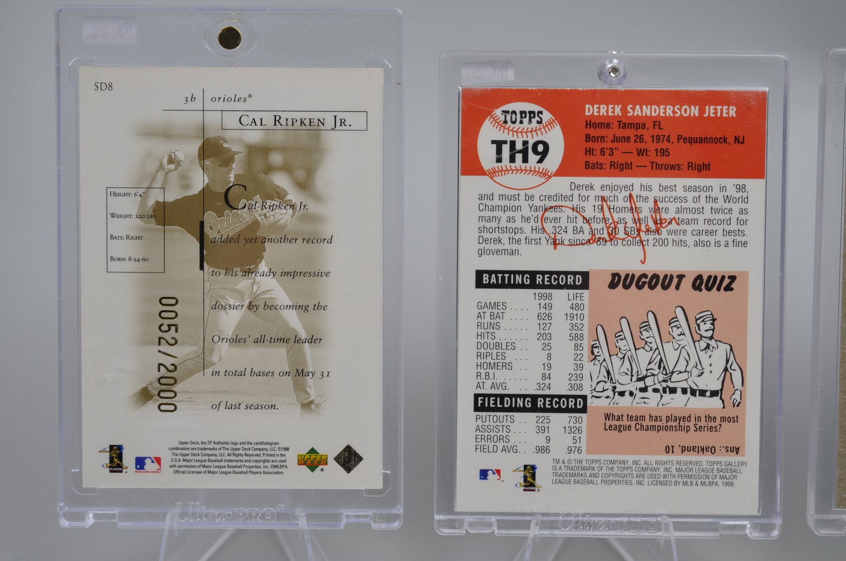 1980s through 2000s Baseball Card Assortment