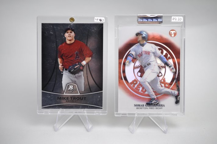 Trout & Garciaparra Cards