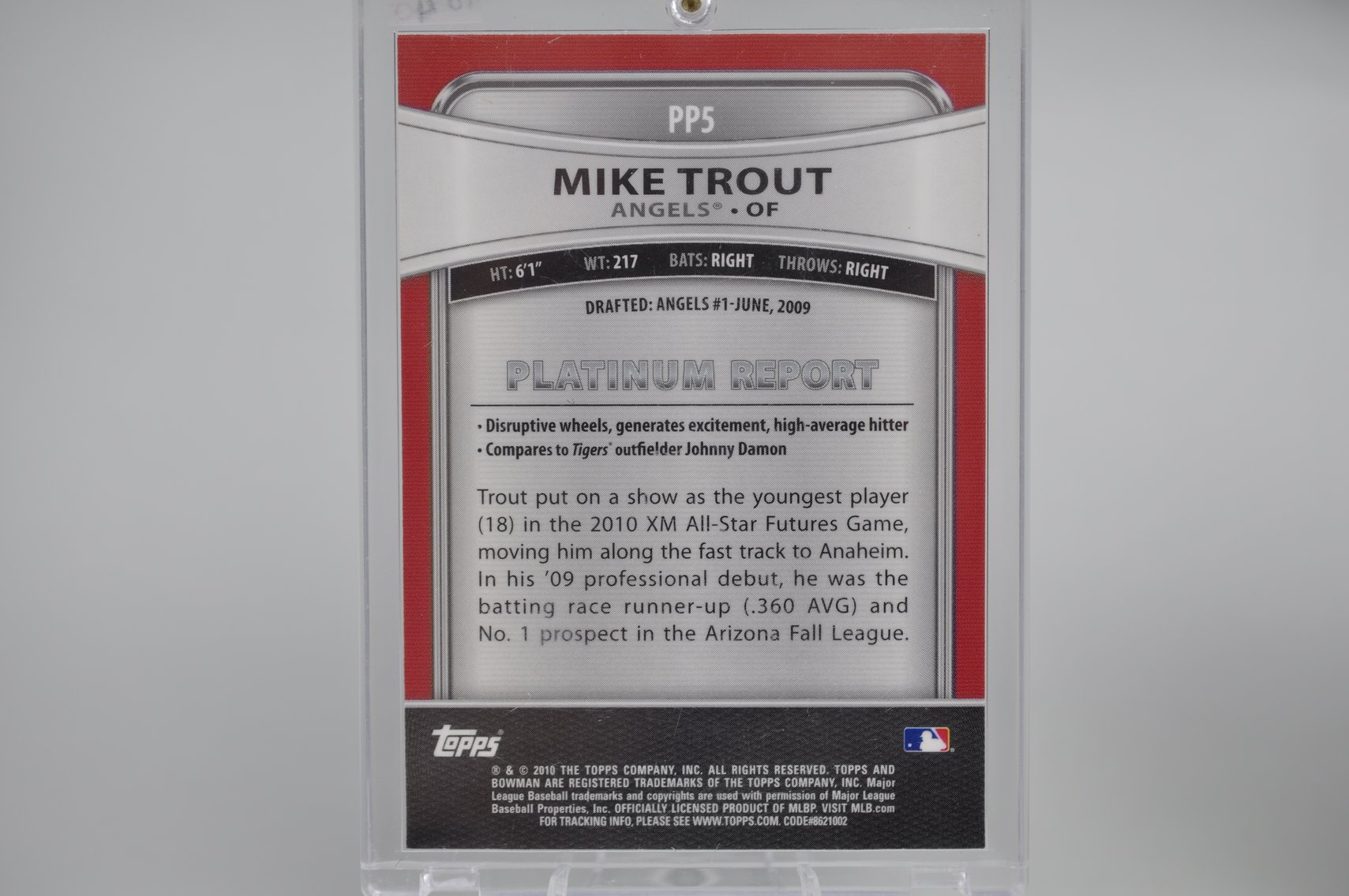 Trout & Garciaparra Cards