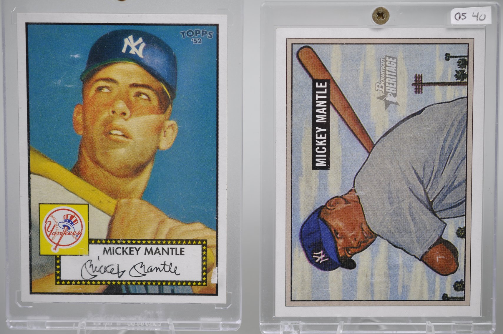 Mickey Mantle Baseball Card Assortment (Reprint)