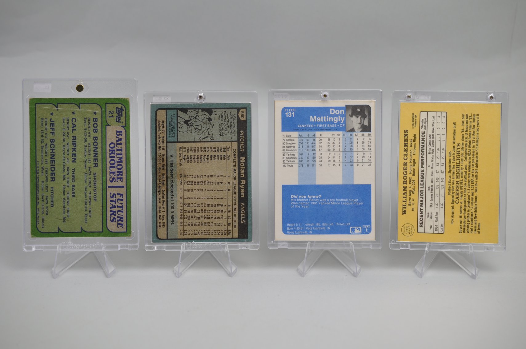 Early-Mid 80's Assortment Baseball Cards