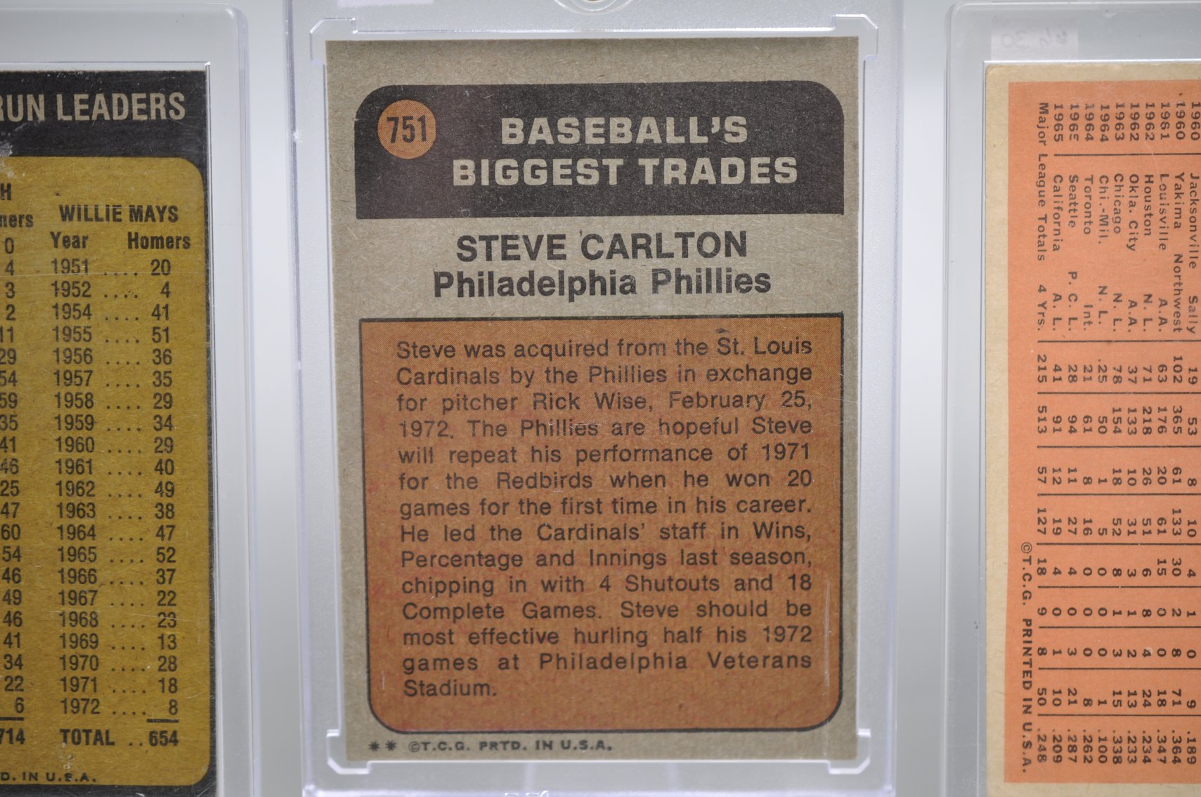 60's & 70's Baseball Card Assortment