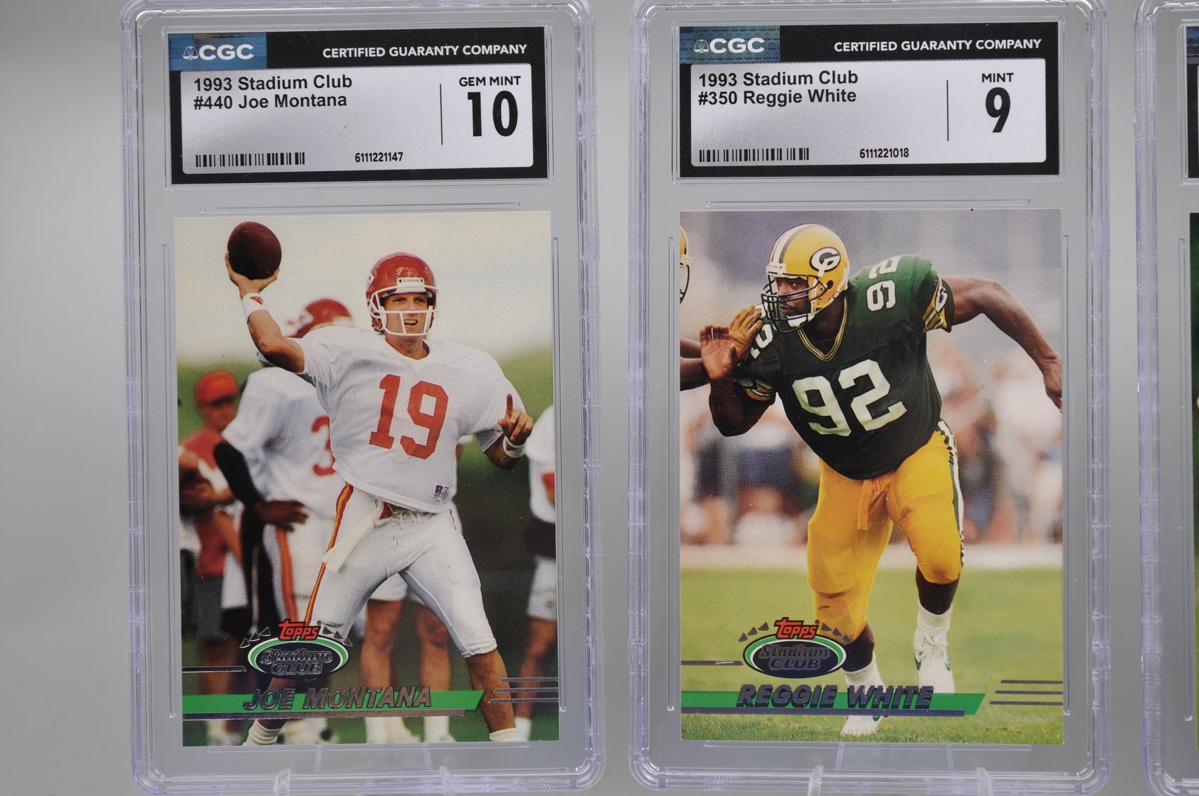 NFL Legends Graded Cards Collection