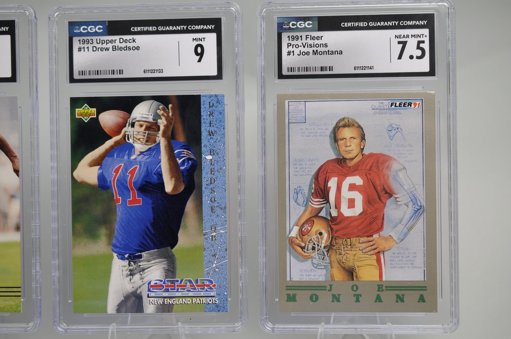 NFL Legends Graded Cards Collection