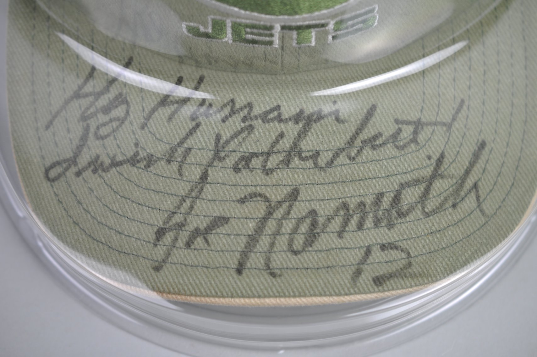 Joe Namoth Signed Hat and Unsigned Book