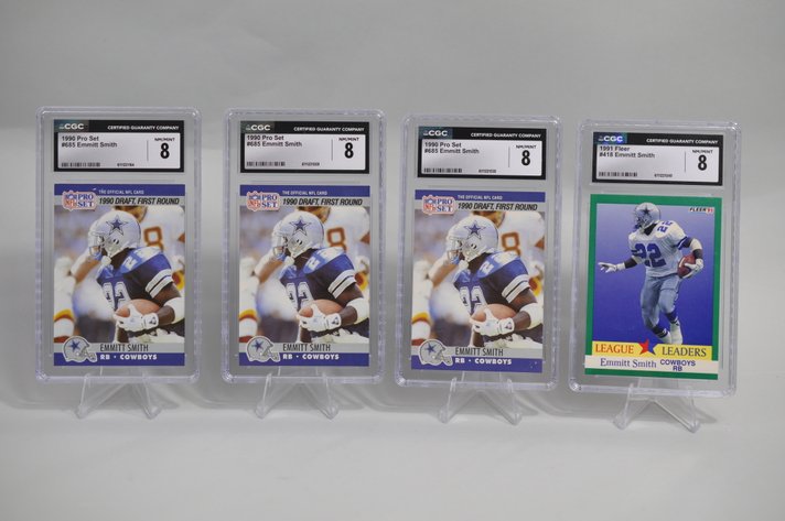 Emmit Smith Graded Cards Collection