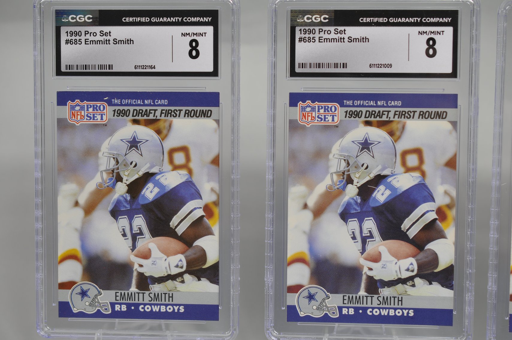 Emmit Smith Graded Cards Collection
