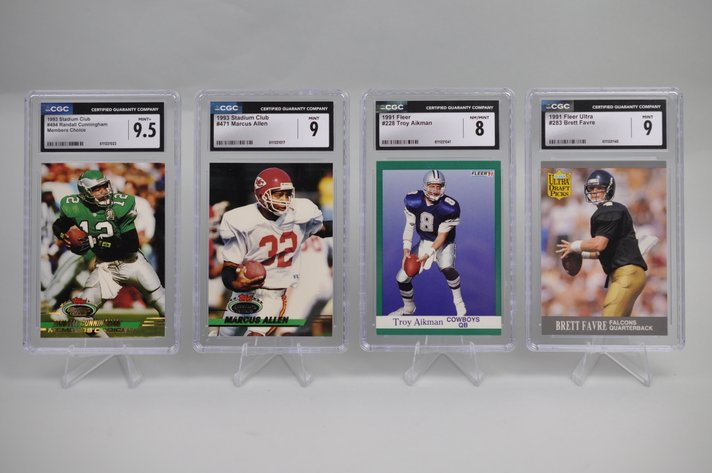1990s NFL Legends Graded Cards Collection