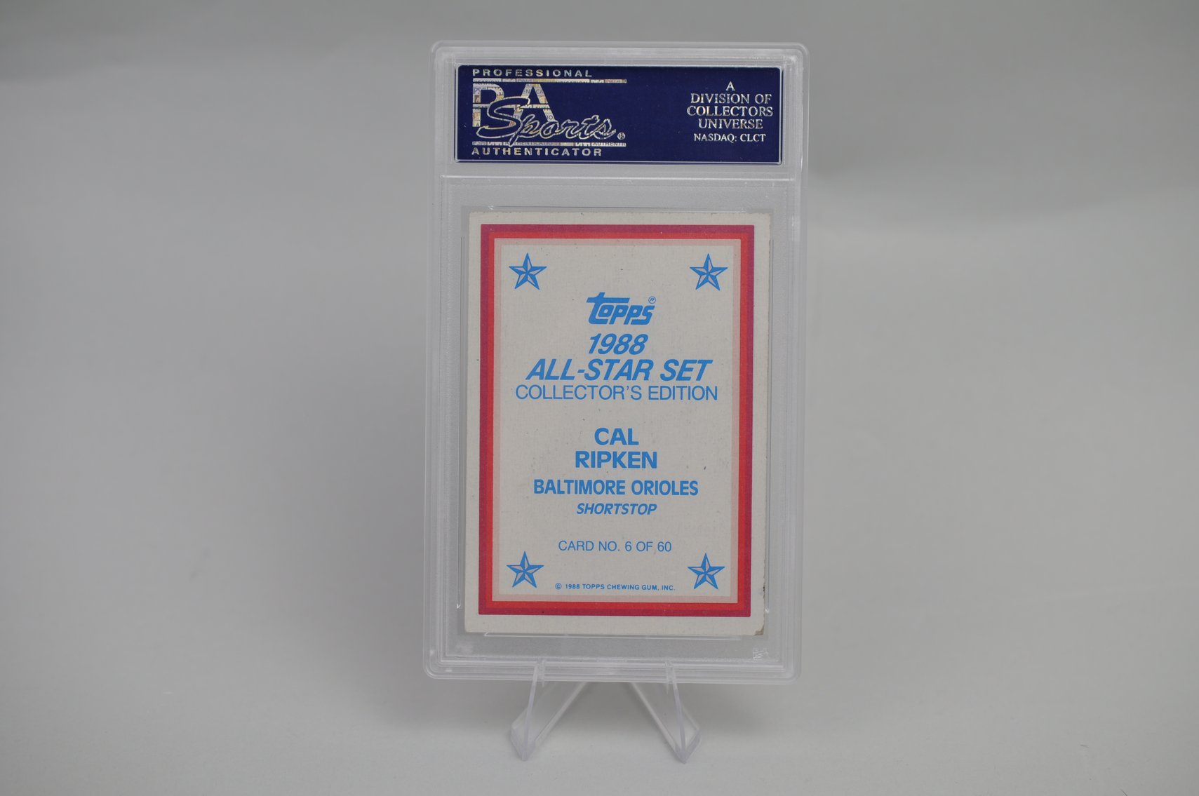 Cal Ripken Jr. 1988 Tops All-Star Glossy Card