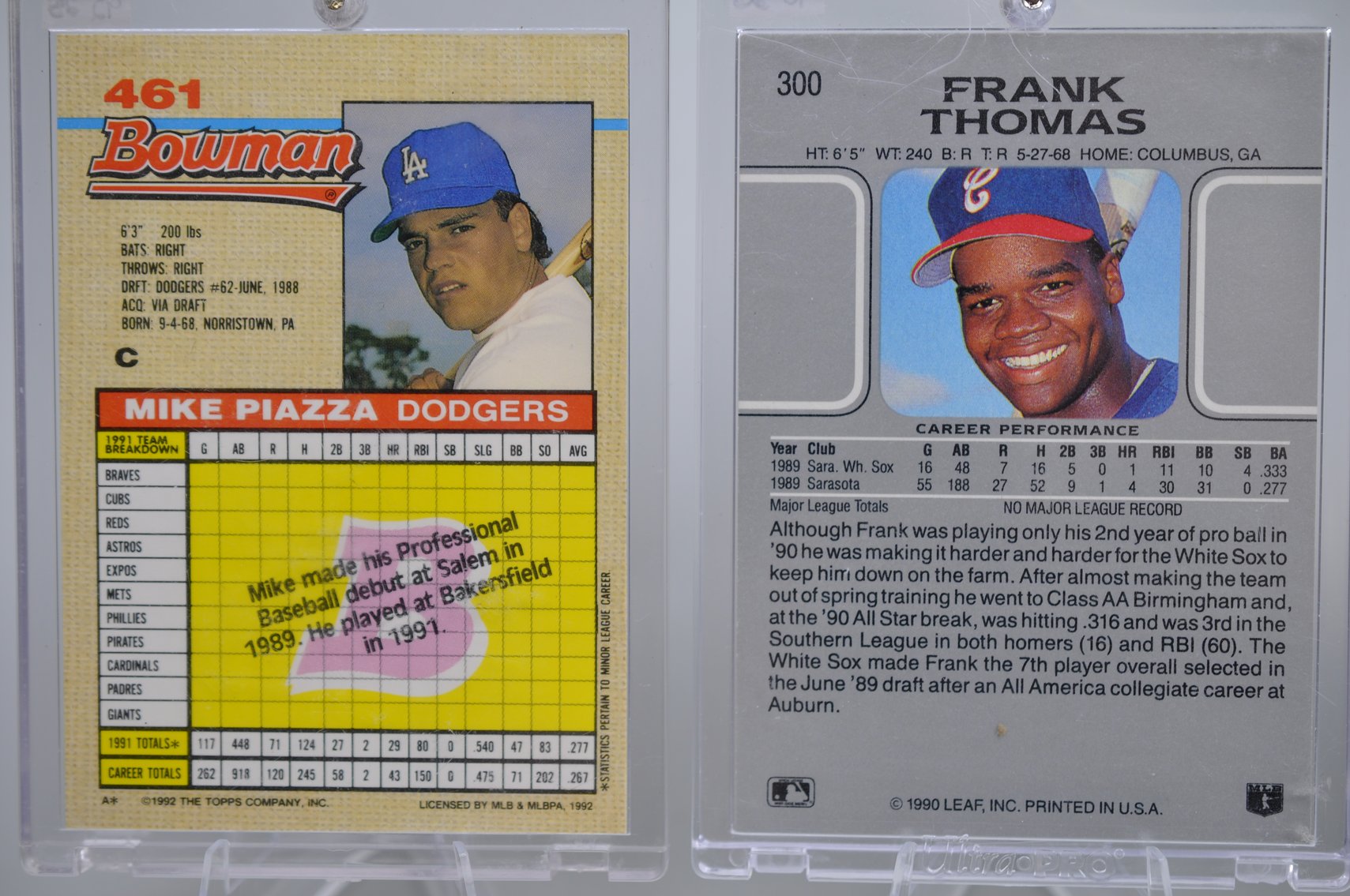 Early 90's HOF'ers Cards