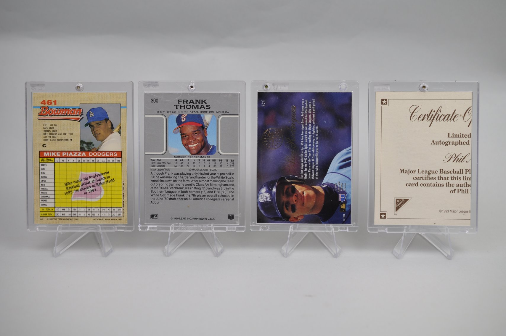 Early 90's HOF'ers Cards