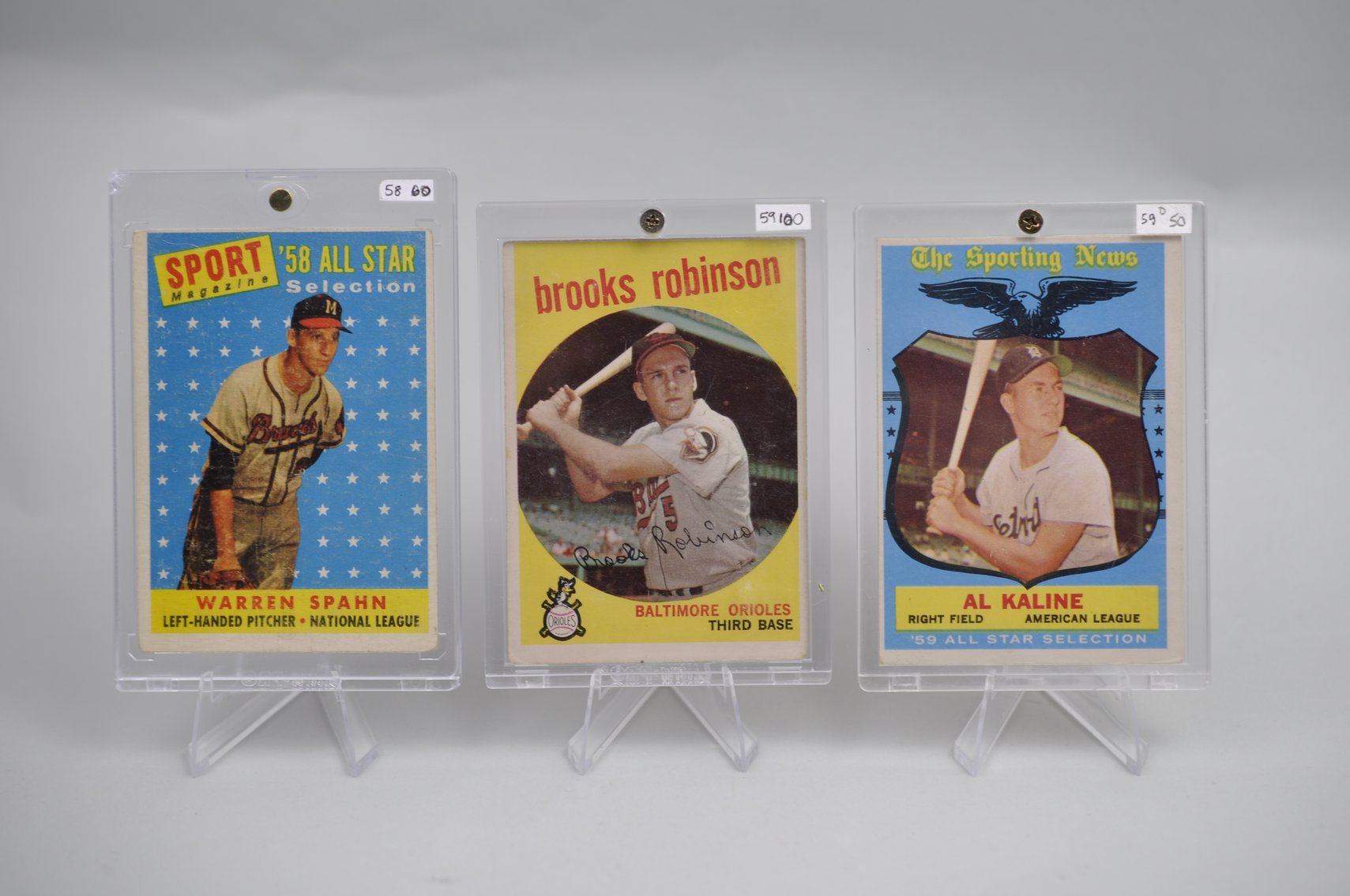 Late 50's HOF Cards