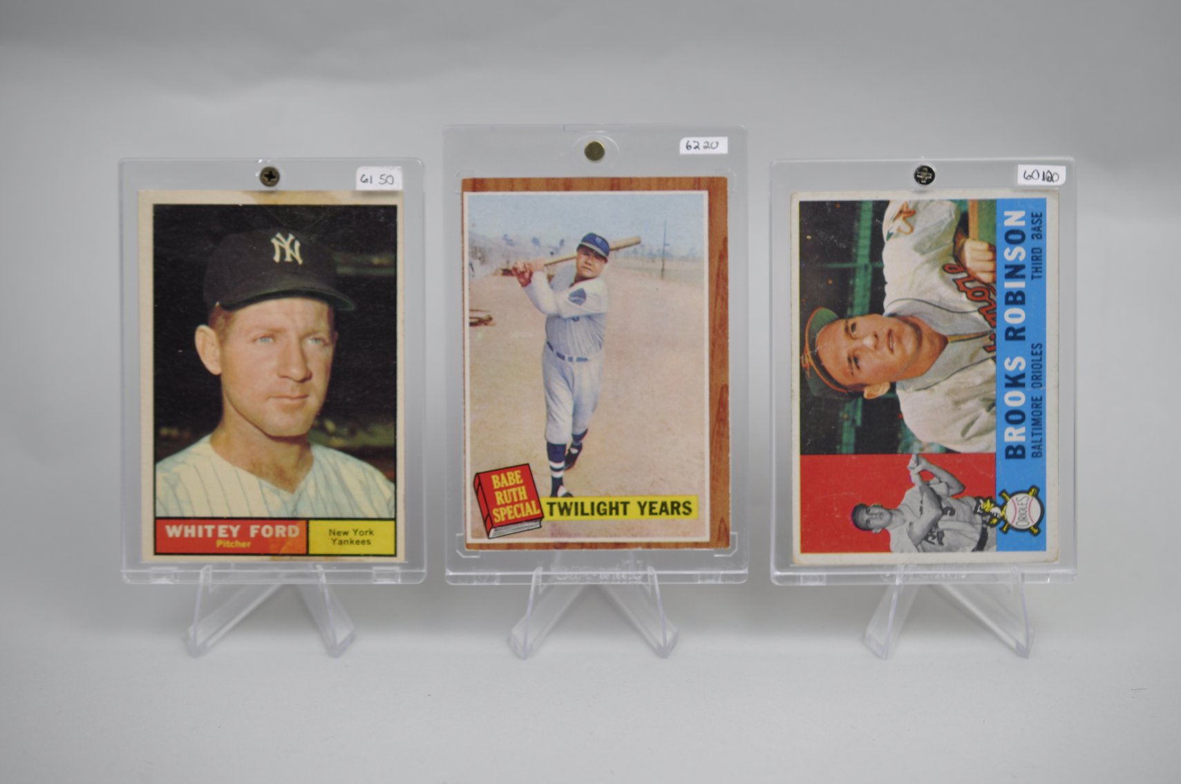 Ruth, Ford, & Robinson Early 60's Cards