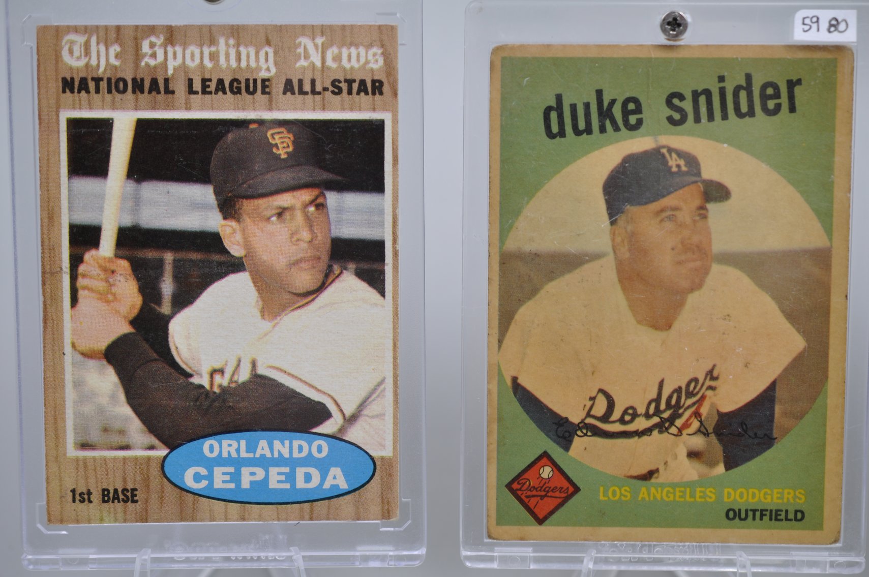 1959 and 1962 Baseball Card Collection