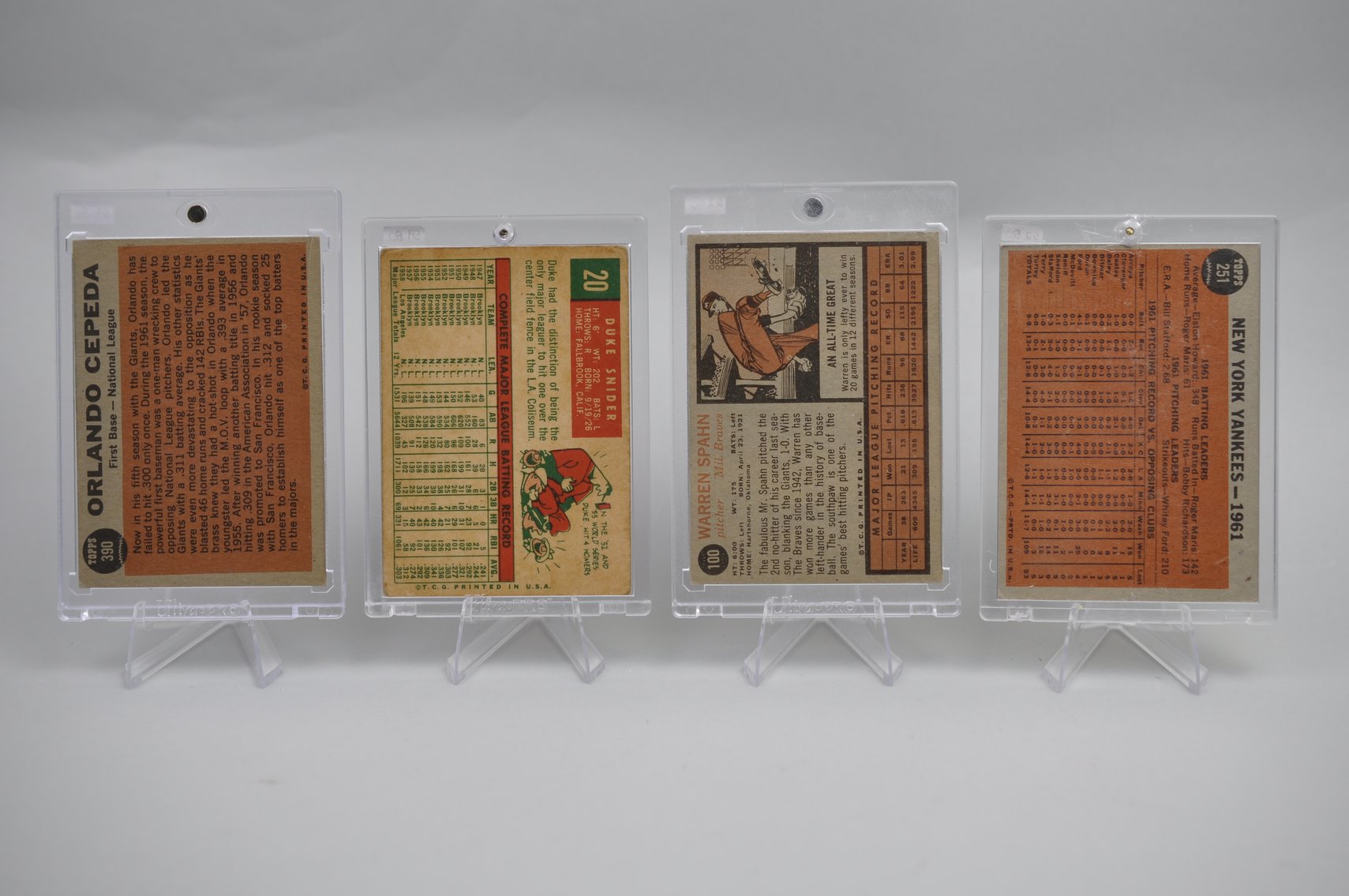 1959 and 1962 Baseball Card Collection