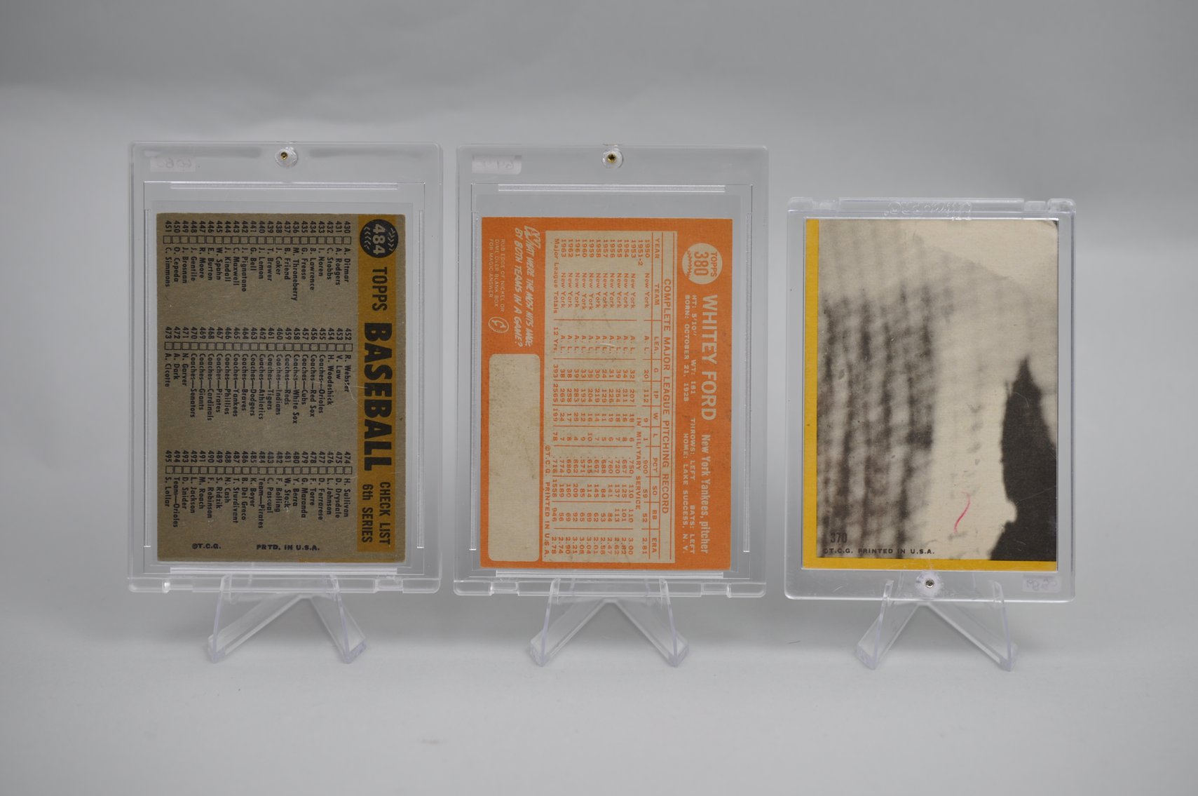 HOF Cards from the 60's