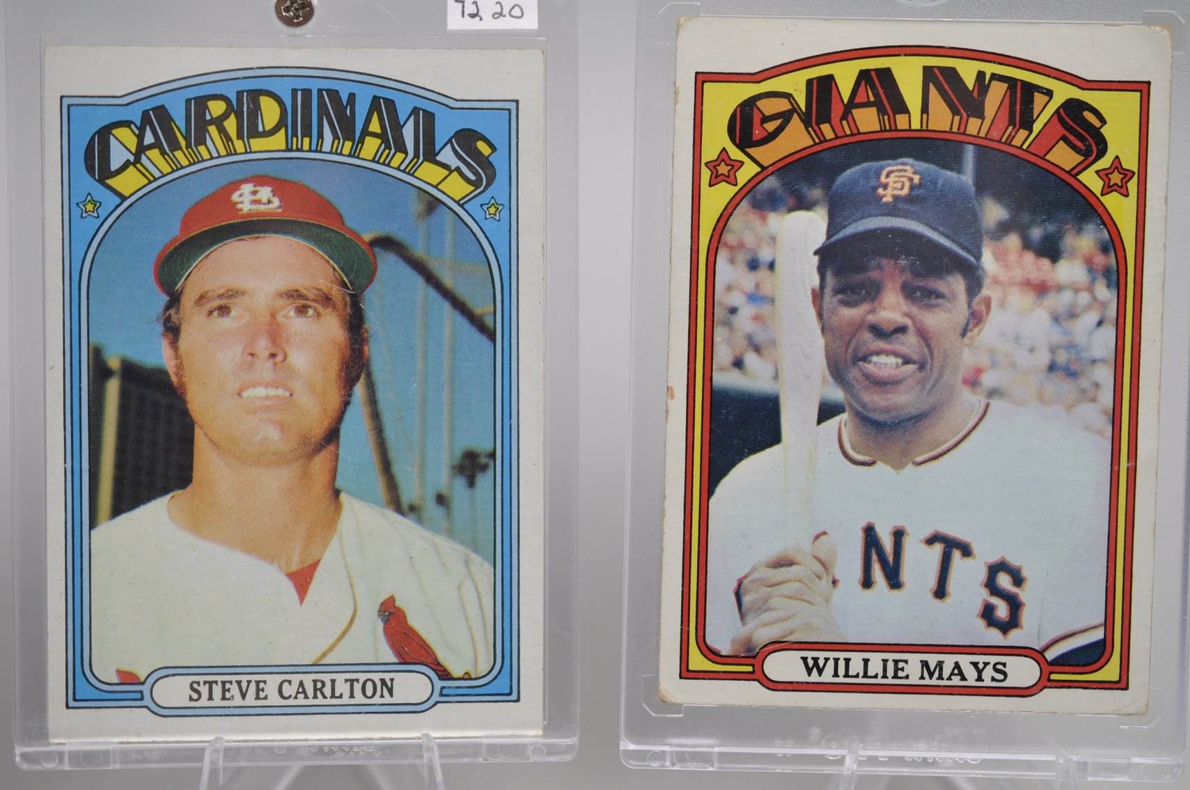 1972 Mays, Seaver, & Carlton Card Collection