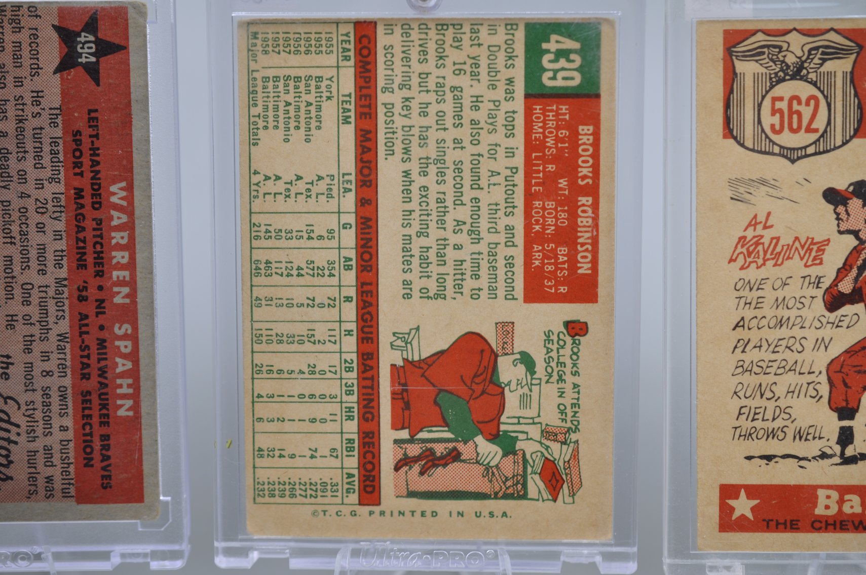 Late 50's HOF Cards