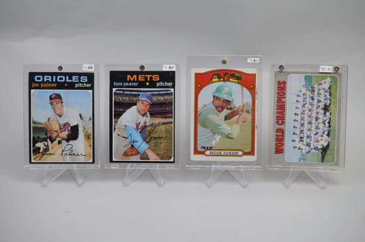 HOF Palmer, Seaver, Jackson & Mets Cards