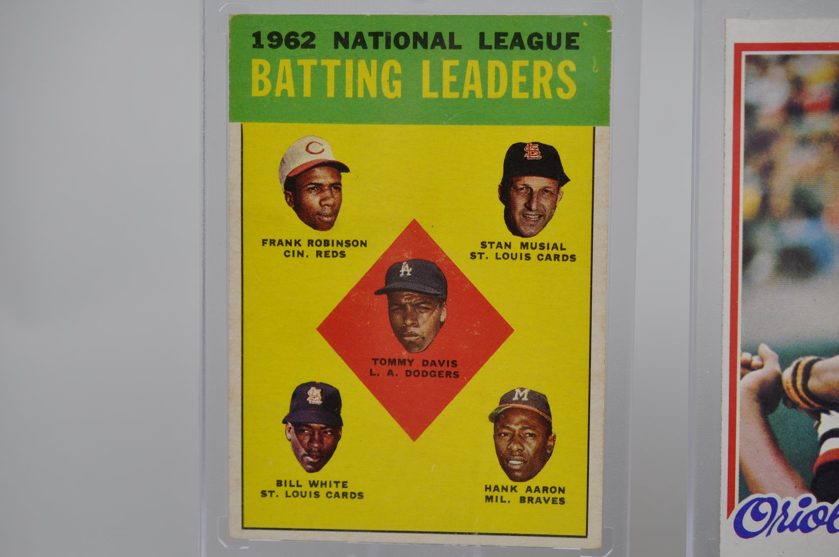 Aaron, Murray, & NL Leaders Cards