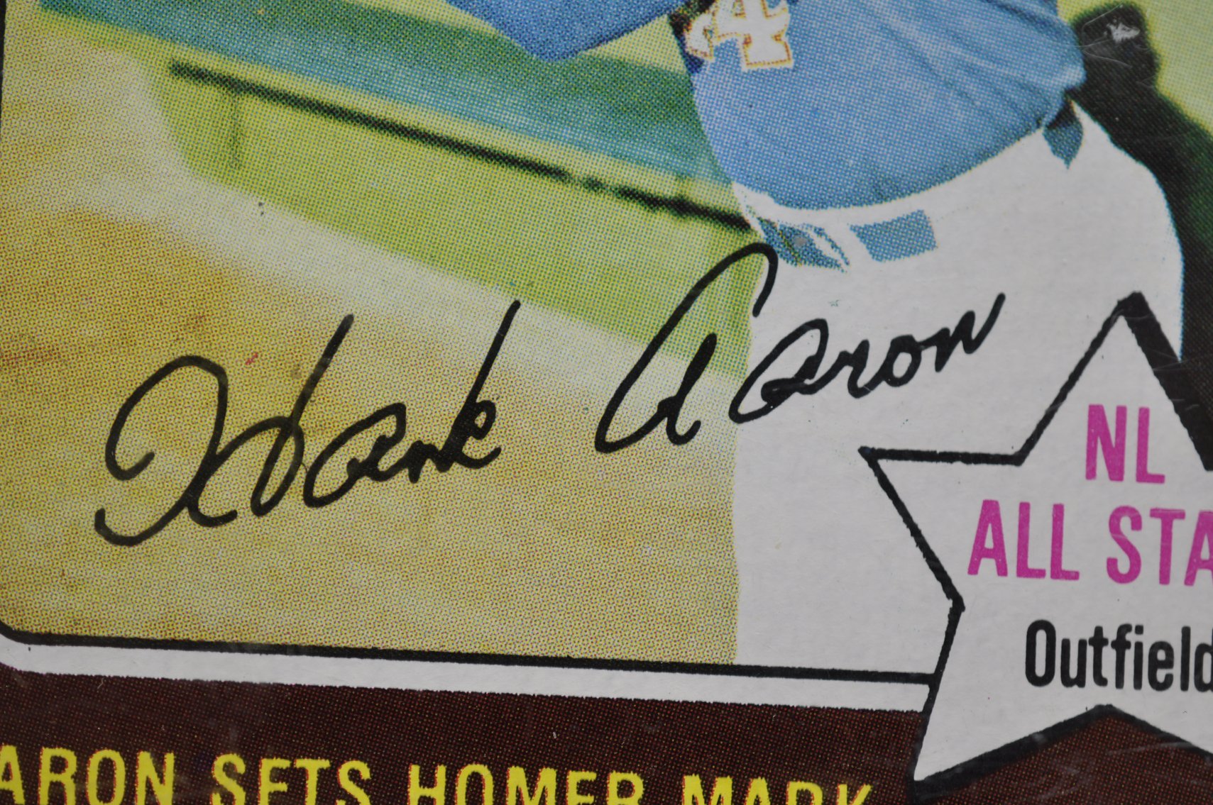 Hank Aaron and Pete Rose Cards