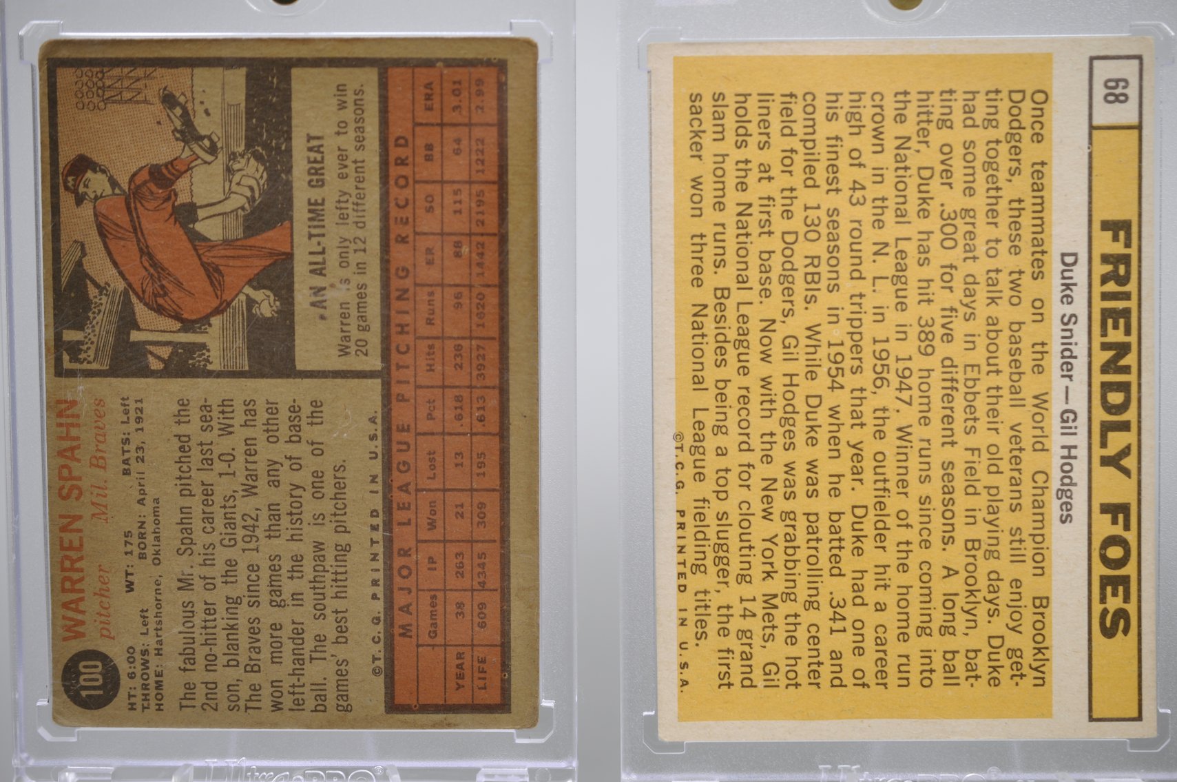1960's Baseball Cards
