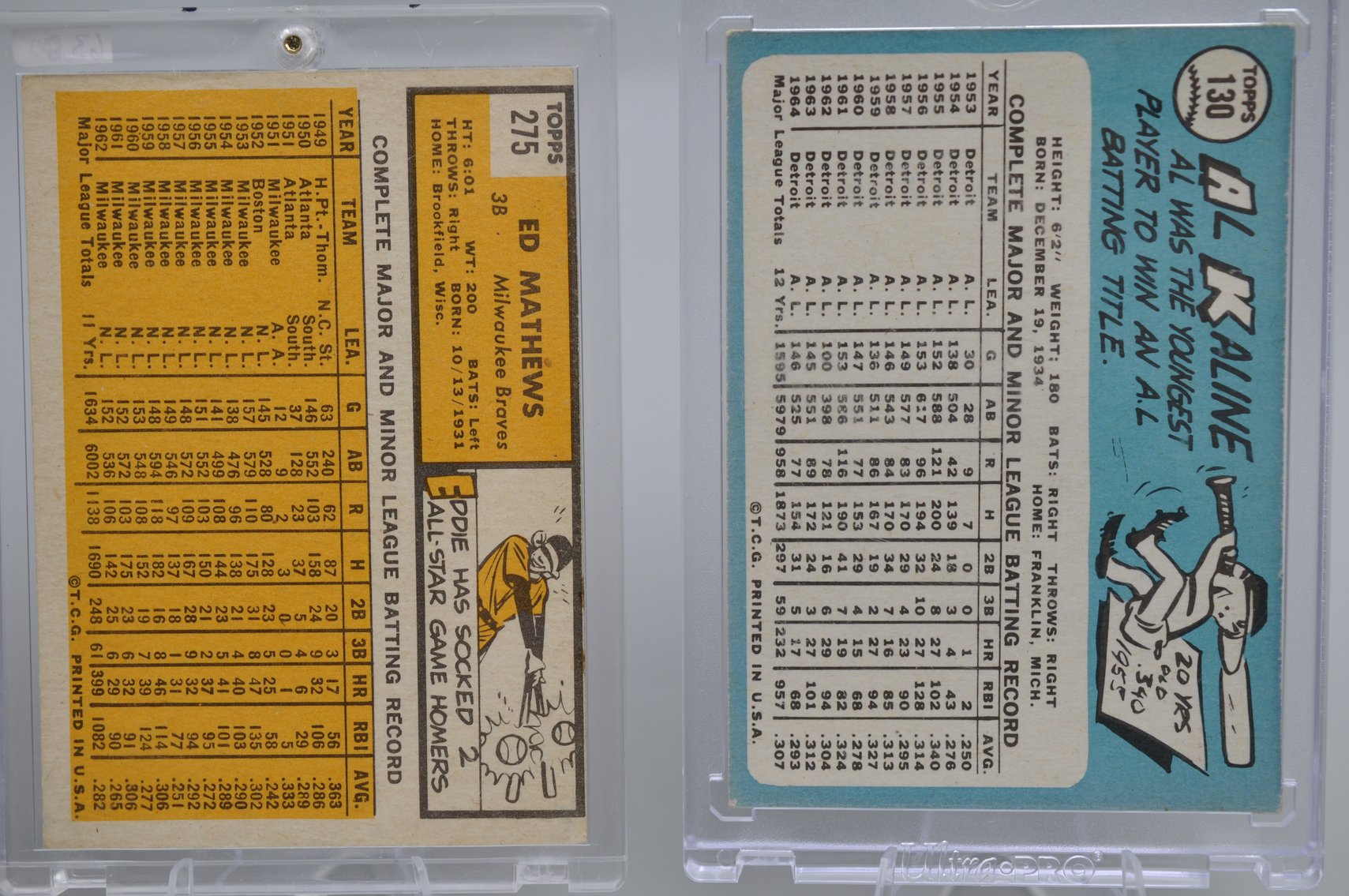 1960's Baseball Cards