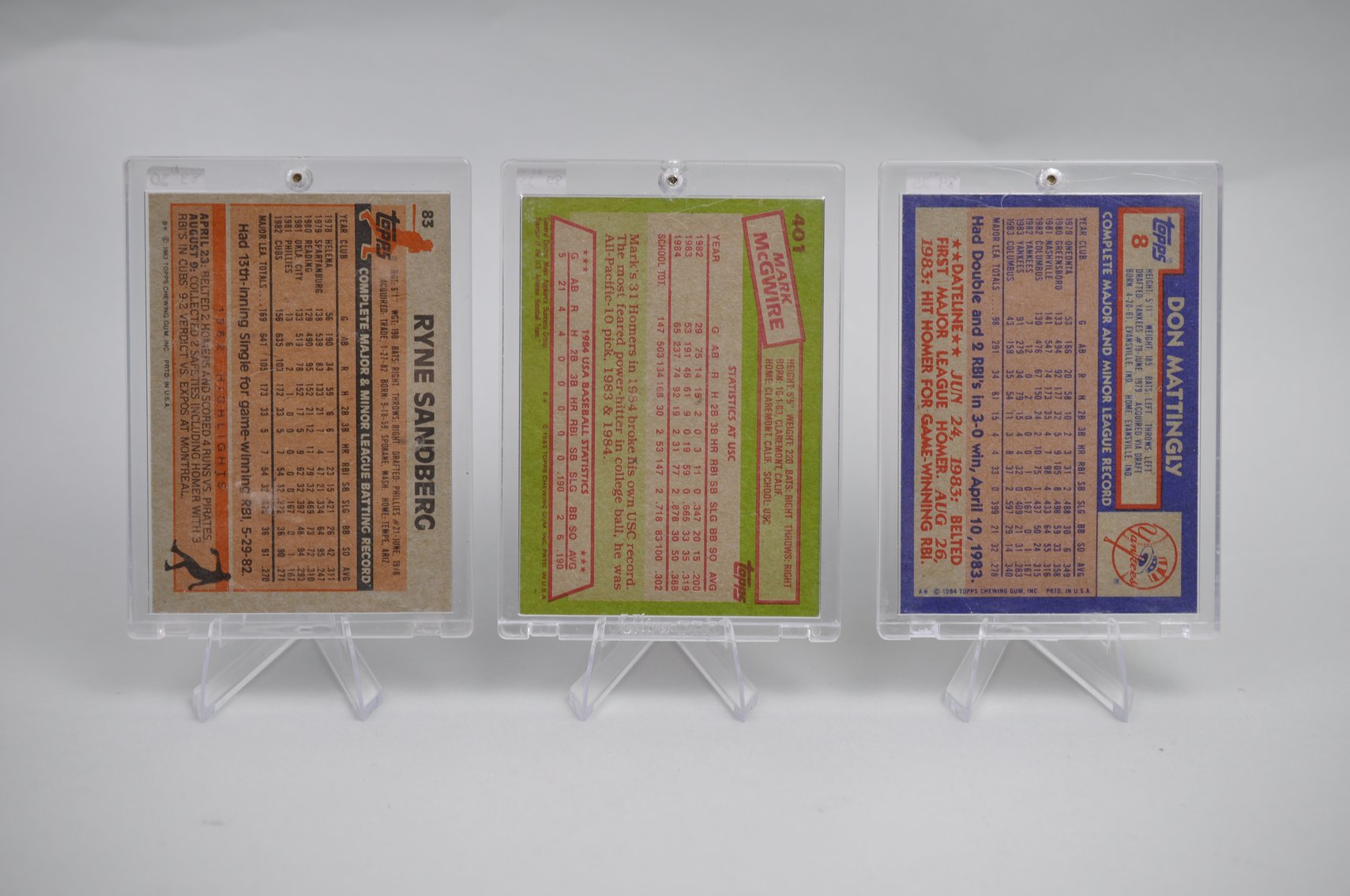 1980's Baseball Card Assortment