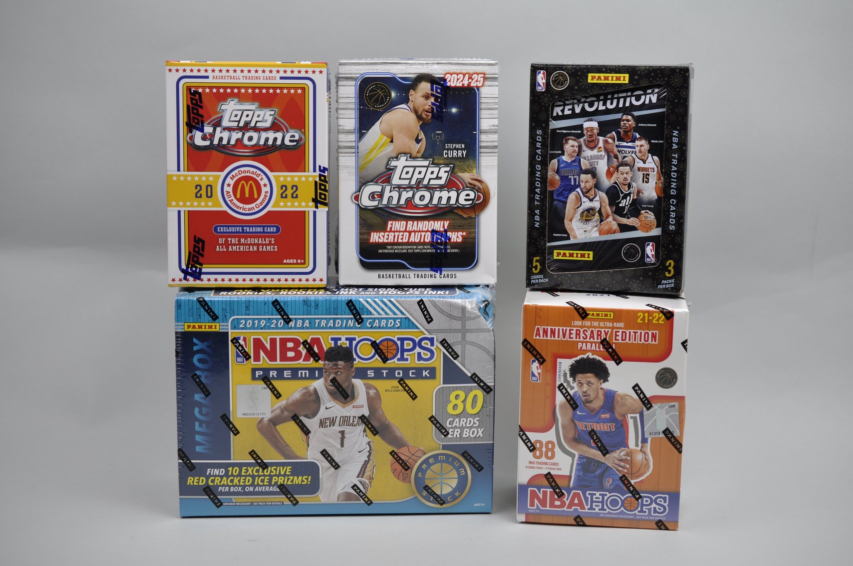 Boxed Basketball Trading Card Assortment