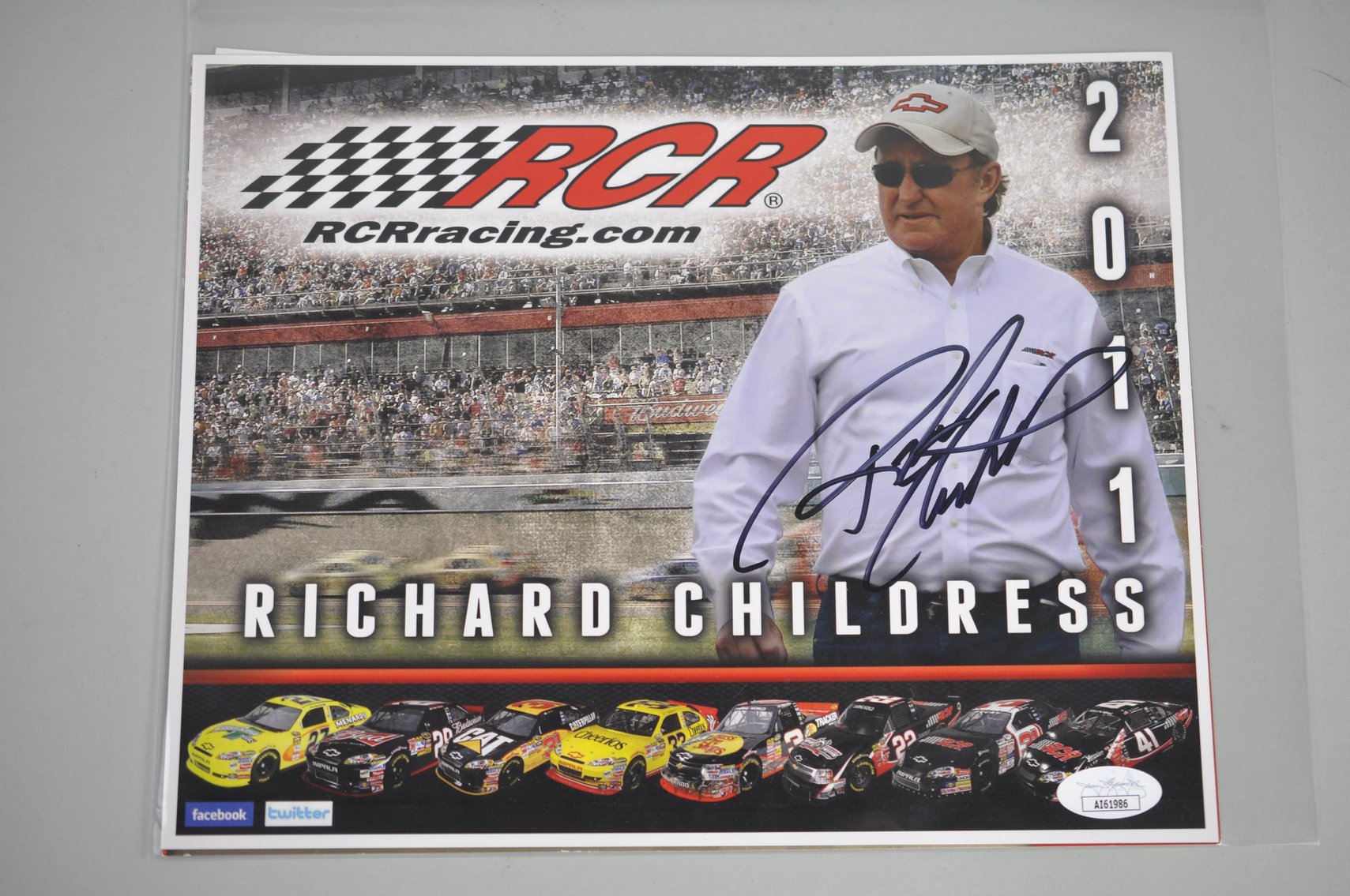 NASCAR Collection with Signed Driver Photos & Hats
