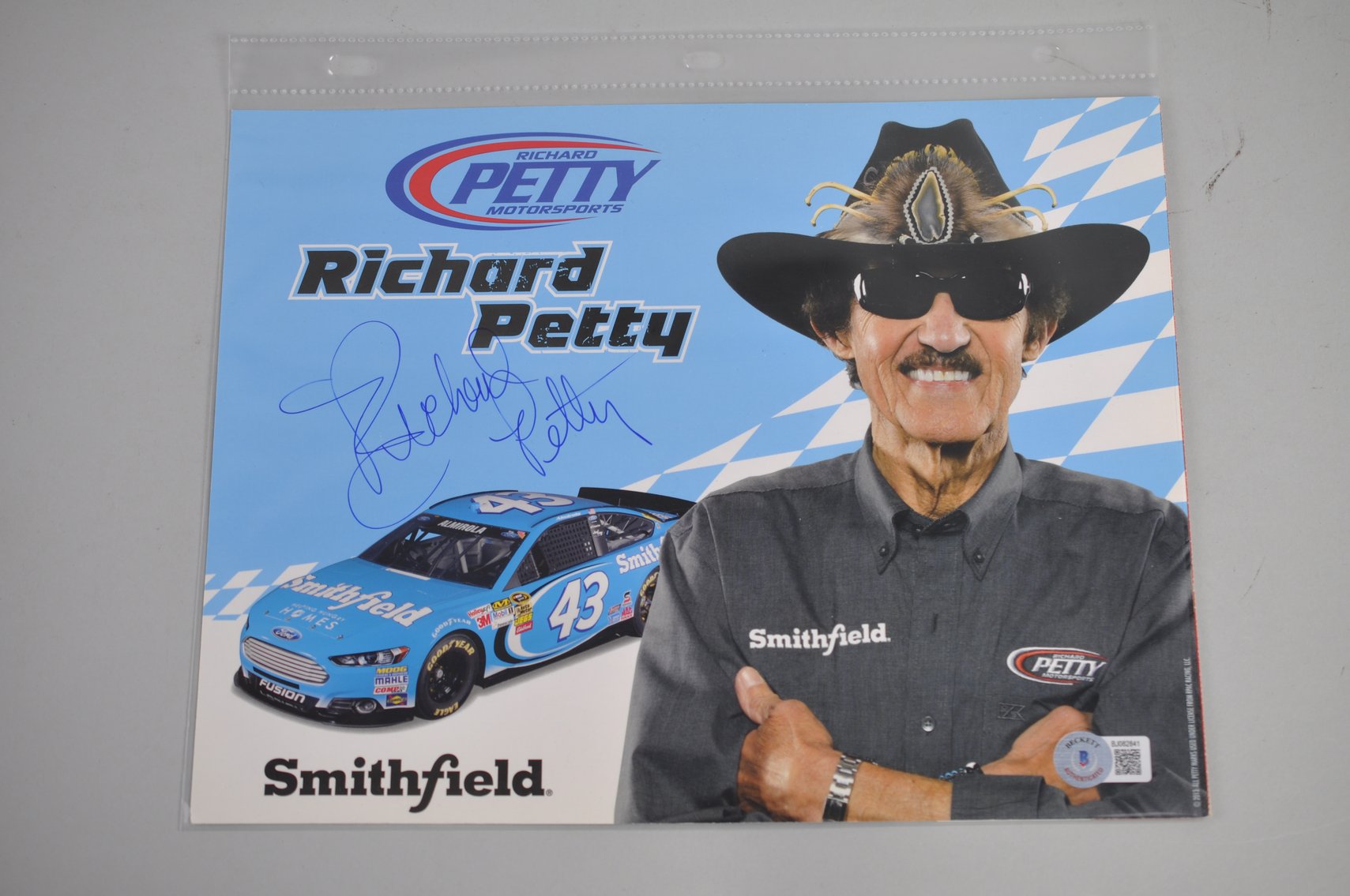 NASCAR Collection with Signed Driver Photos & Hats