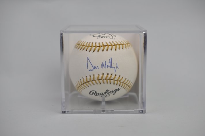 Don Mattingly Signed Golden Glove Ball