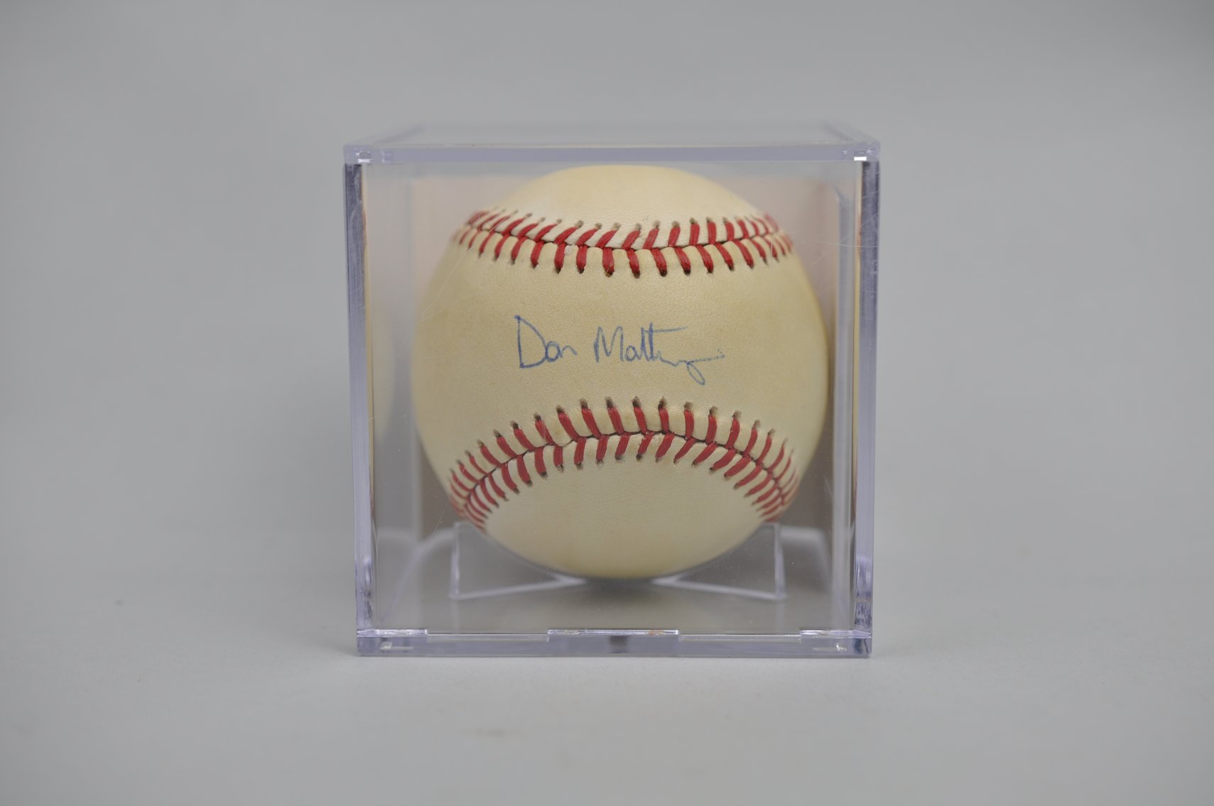 Baseball Signed by HOF Don Mattingly
