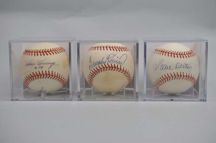Baseballs Signed by Famous Players of the 70's