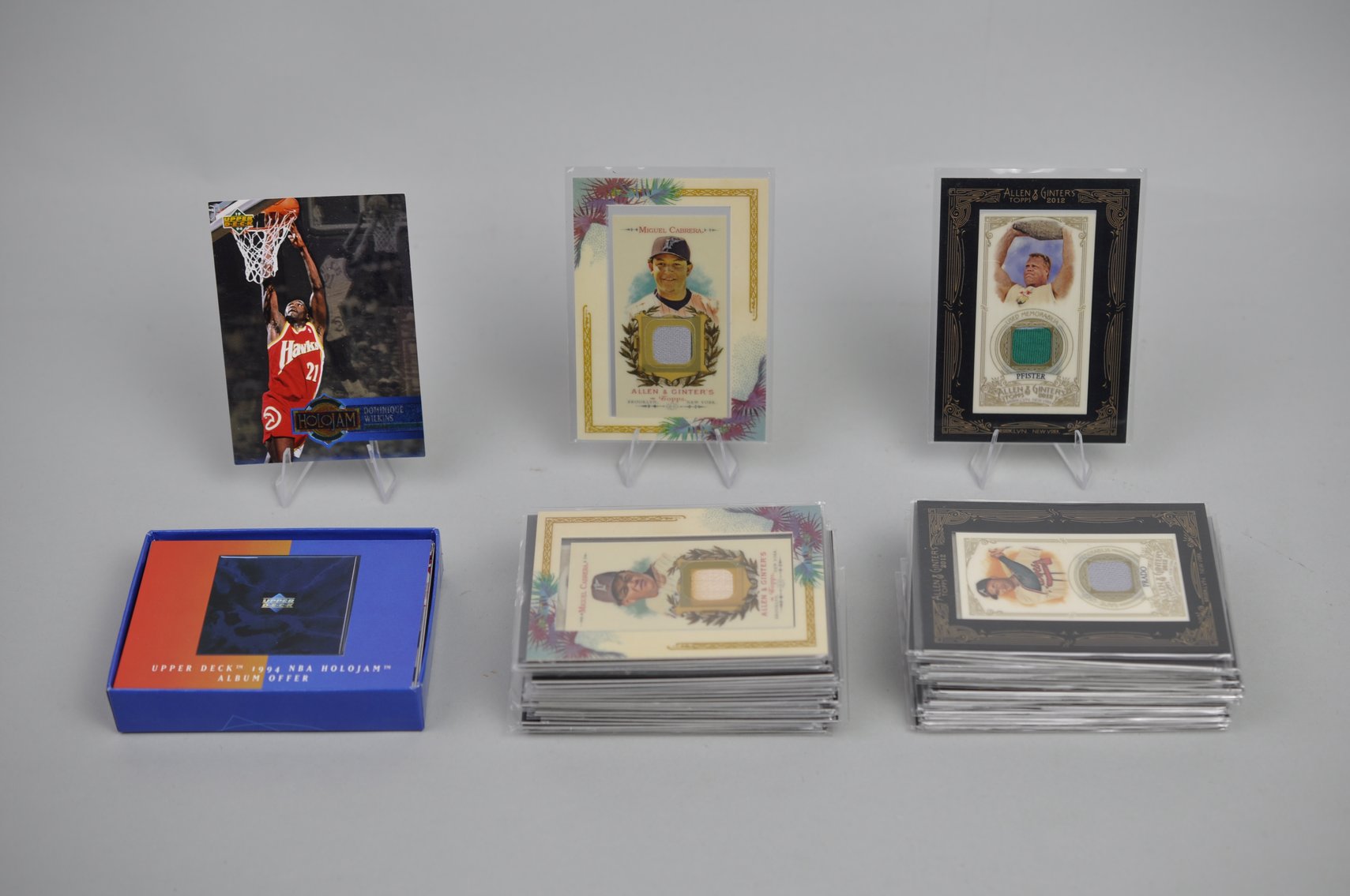 Allen & Ginter Sports Cards + '94 Upper Deck Basketball Holojam Cards