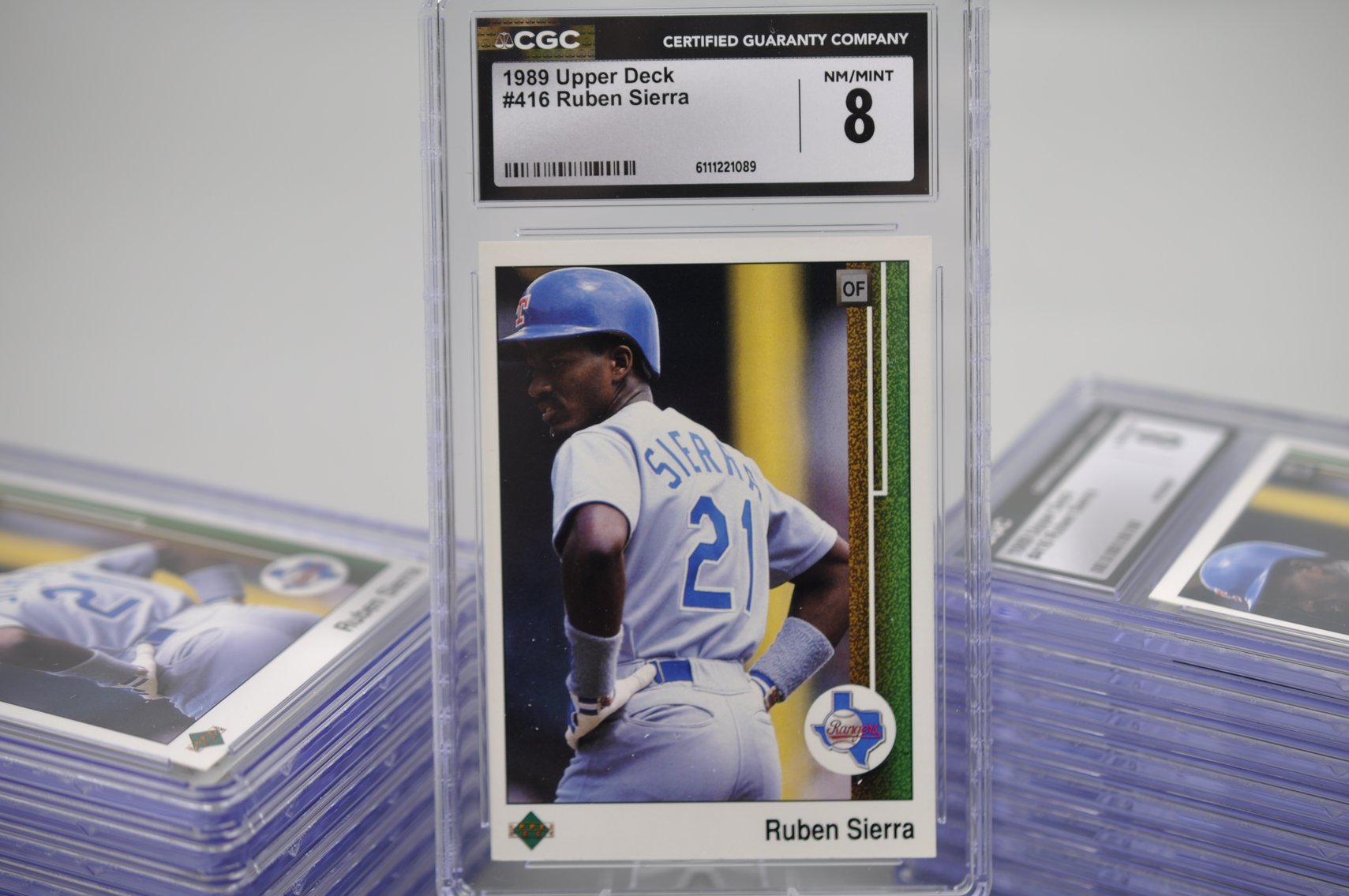 20 Graded Ruben Sierra #416 Cards