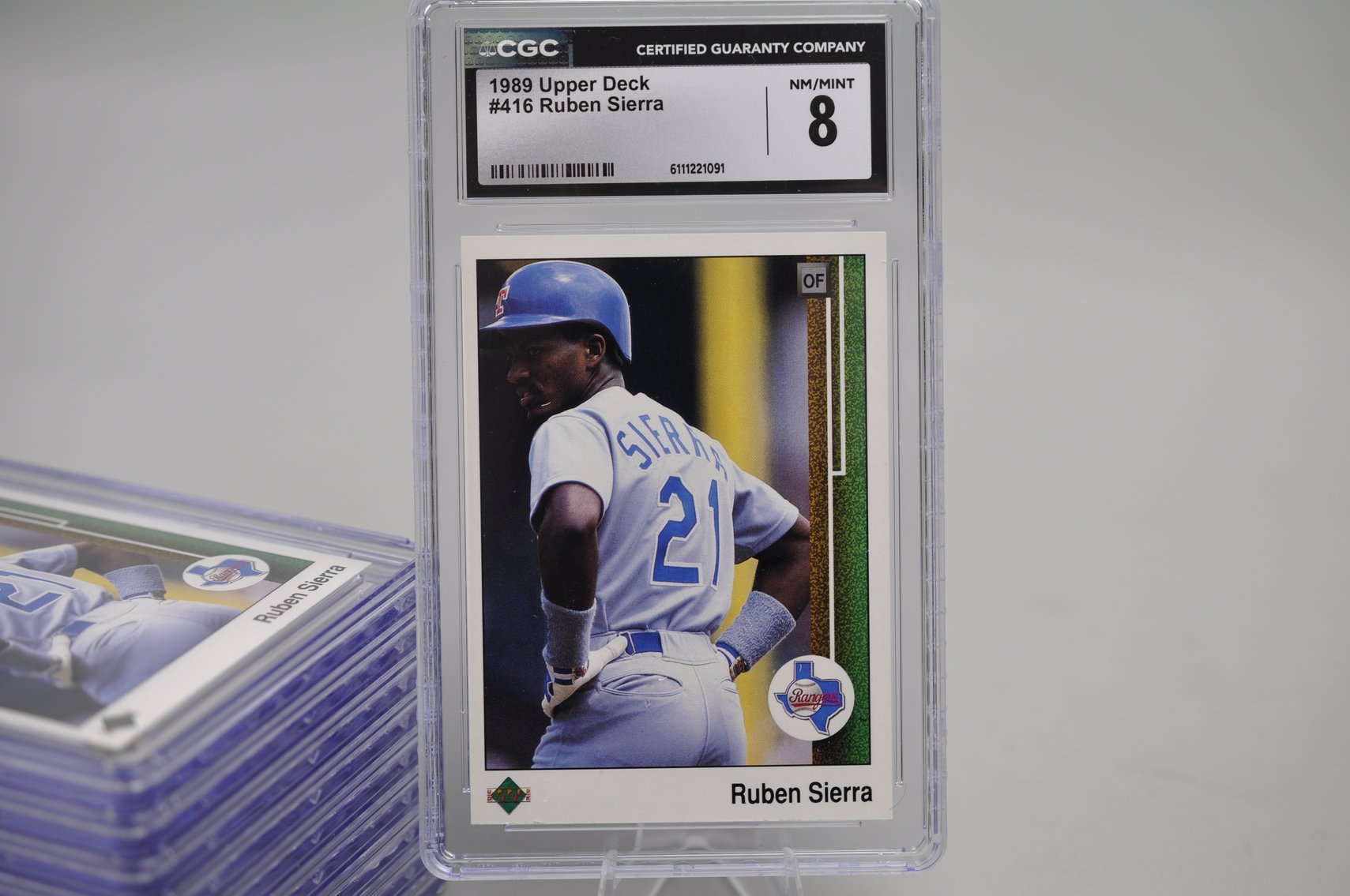 20 Graded Ruben Sierra #416 Cards