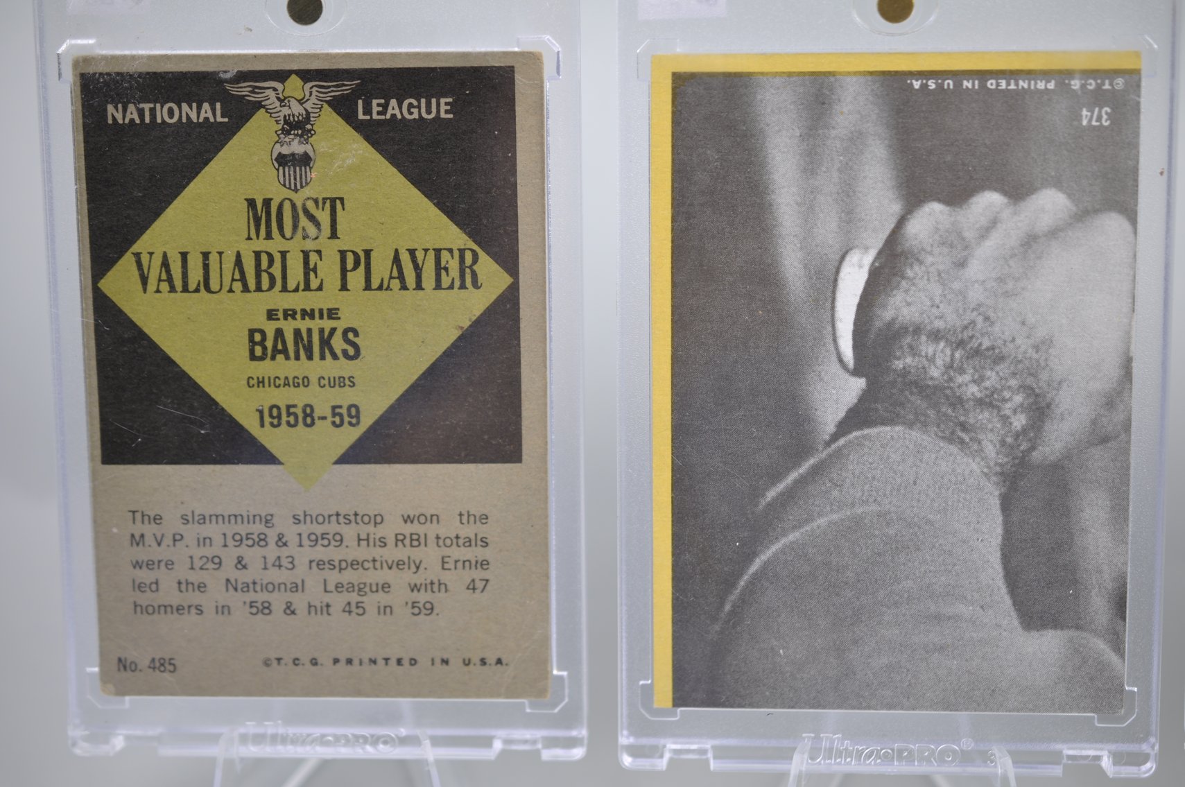 Cards from the 60's- Clemente, Banks, Aaron, and Ruth