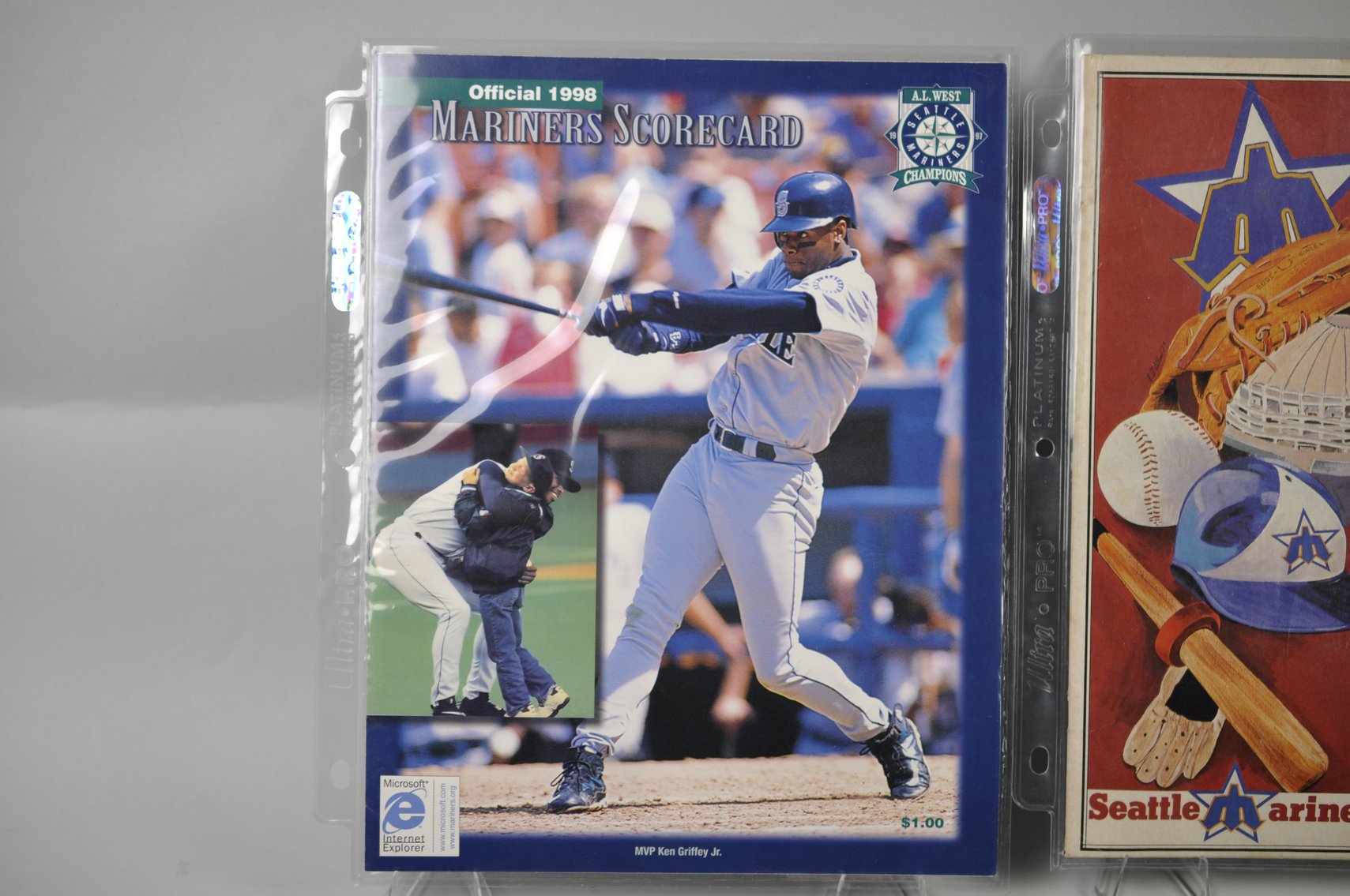 Signed Ripken Jr Book, Scorecards, Programs, Etc.