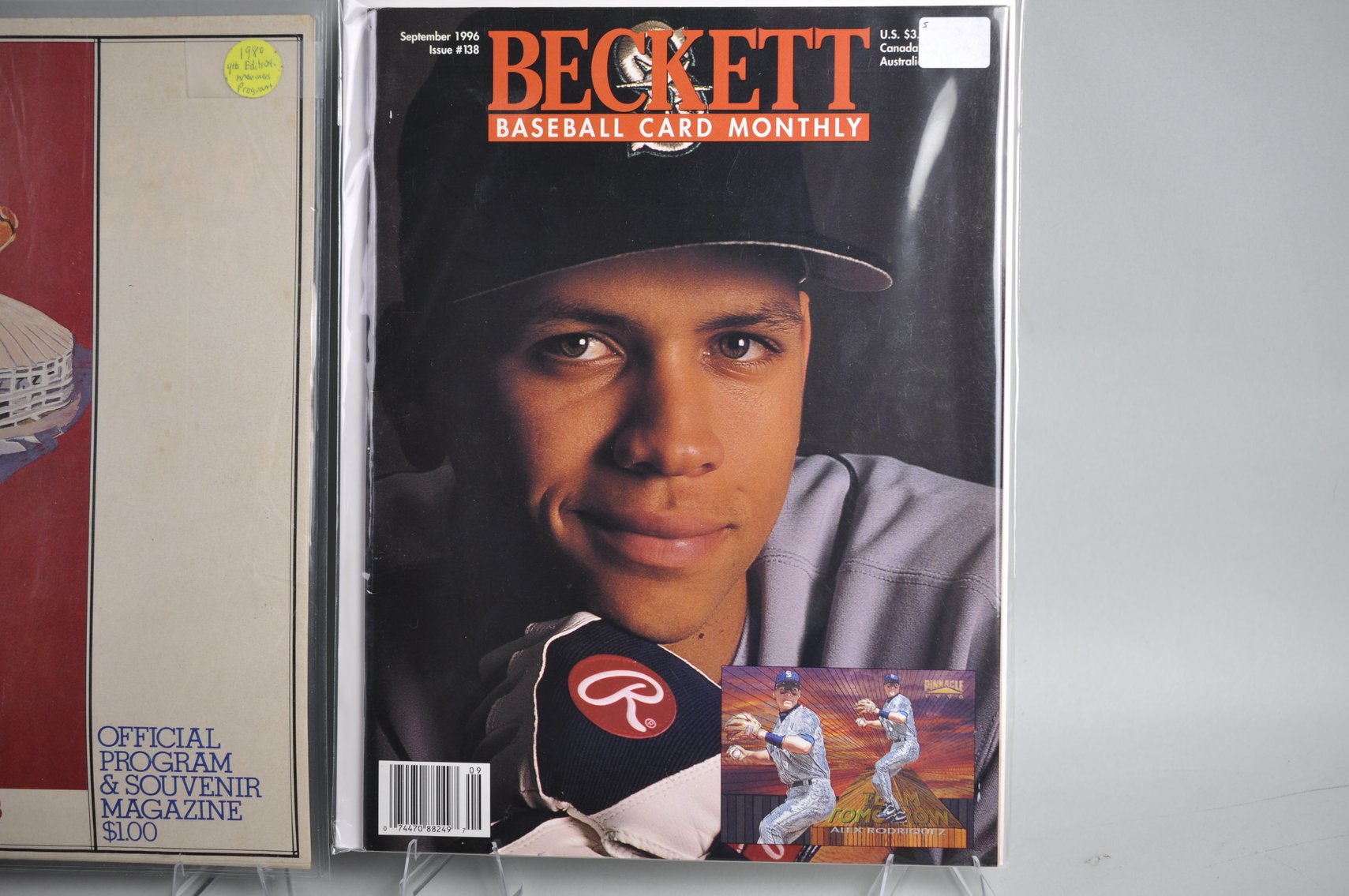 Signed Ripken Jr Book, Scorecards, Programs, Etc.