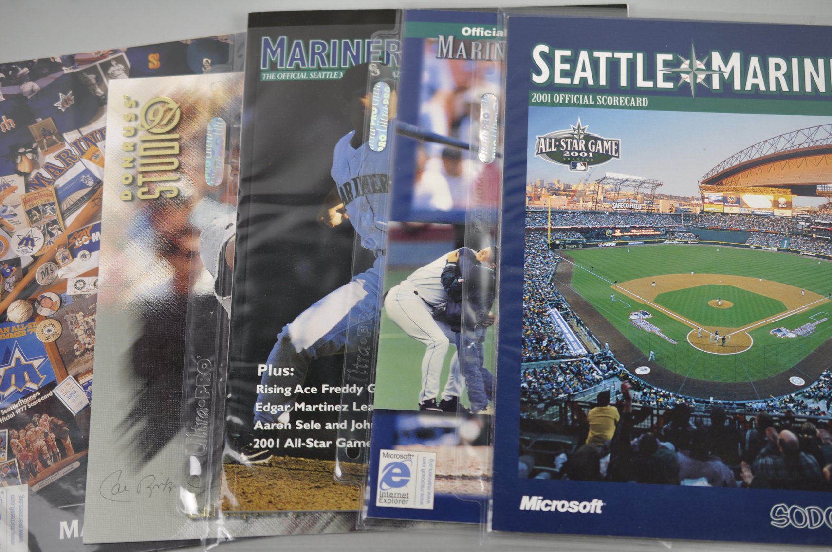 Signed Ripken Jr Book, Scorecards, Programs, Etc.