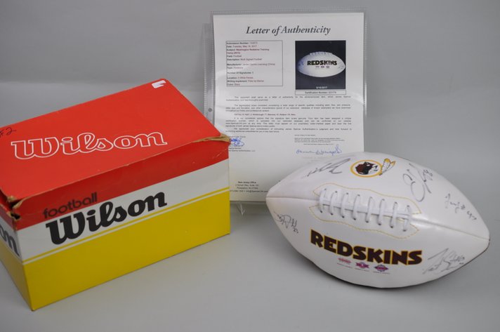 2013 Redskins Training Camp Signed Football