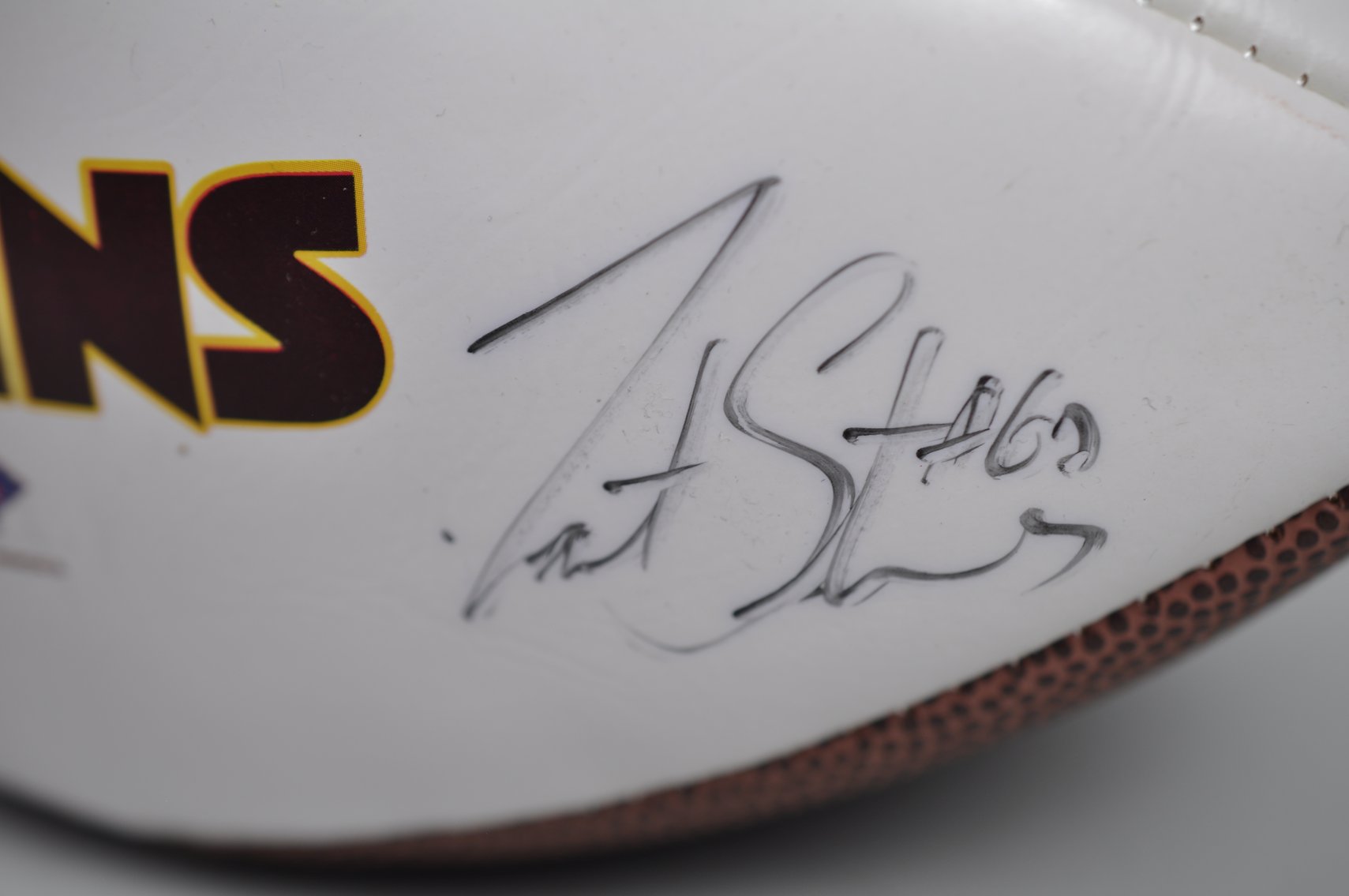 2013 Redskins Training Camp Signed Football