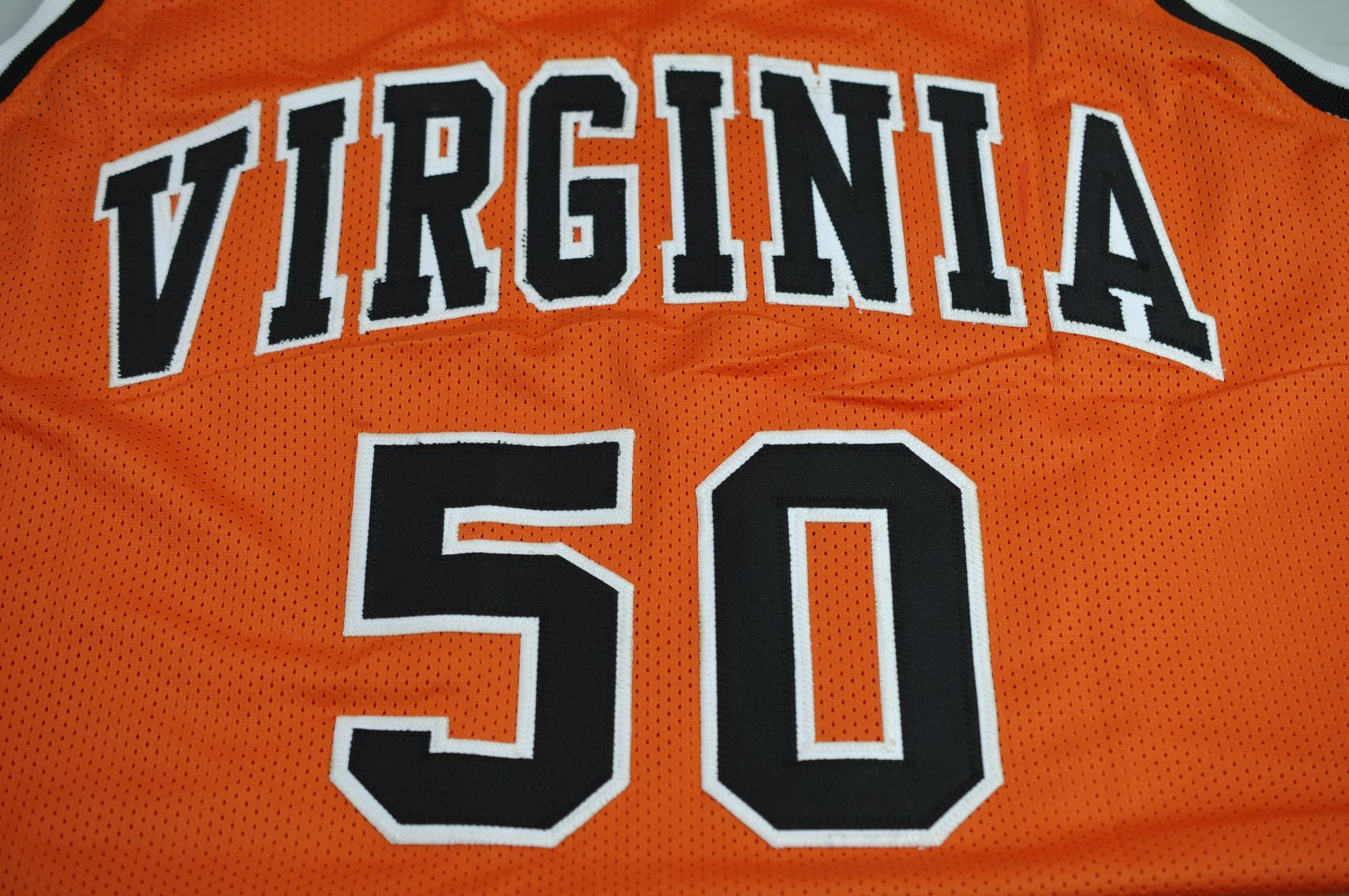 Ralph Sampson Signed Orange Jersey