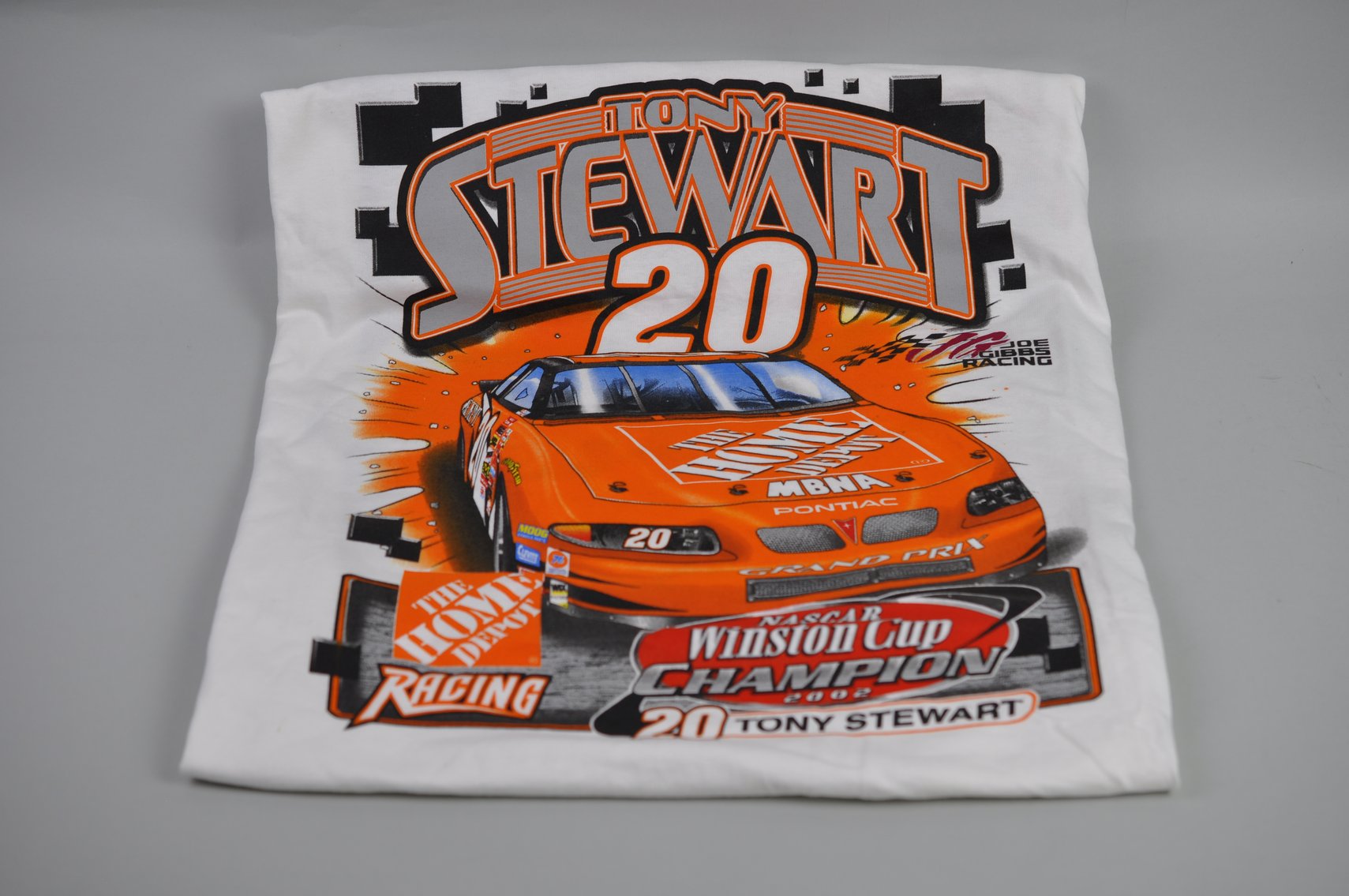 Dale Jr. Autograph on Tony Stewart T-Shirt