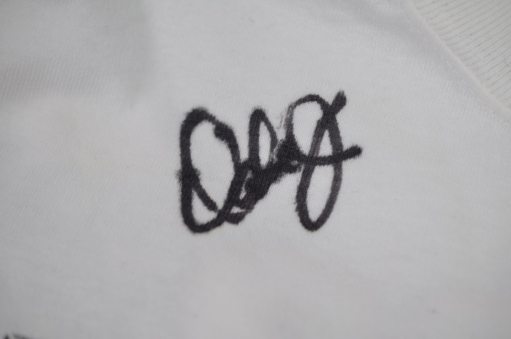 Dale Earnhardt Jr. Autograph on Tony Stewart T-Shirt